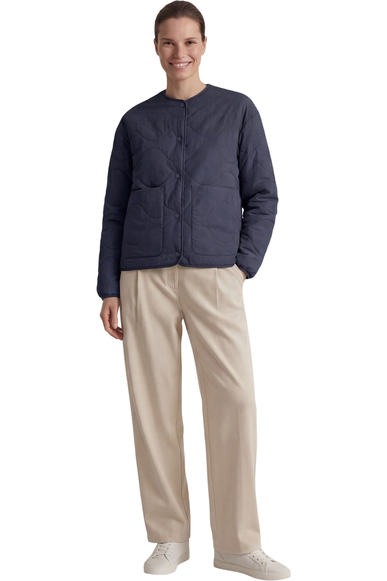 Save The Duck Desi Jacket in Blue Black