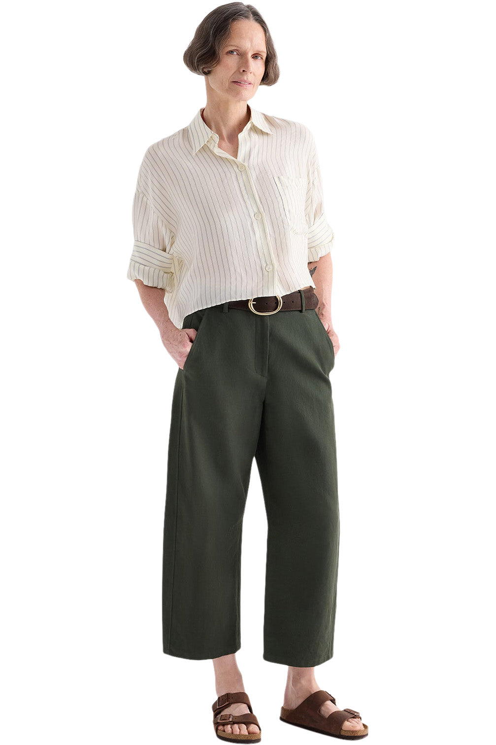 TWP Slouchy BF Trouser in Rosin