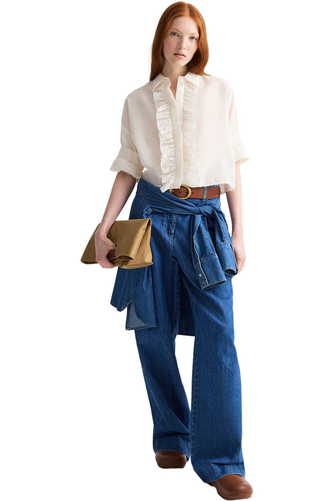 TWP Next Ex w/ Ruffle in Ivory