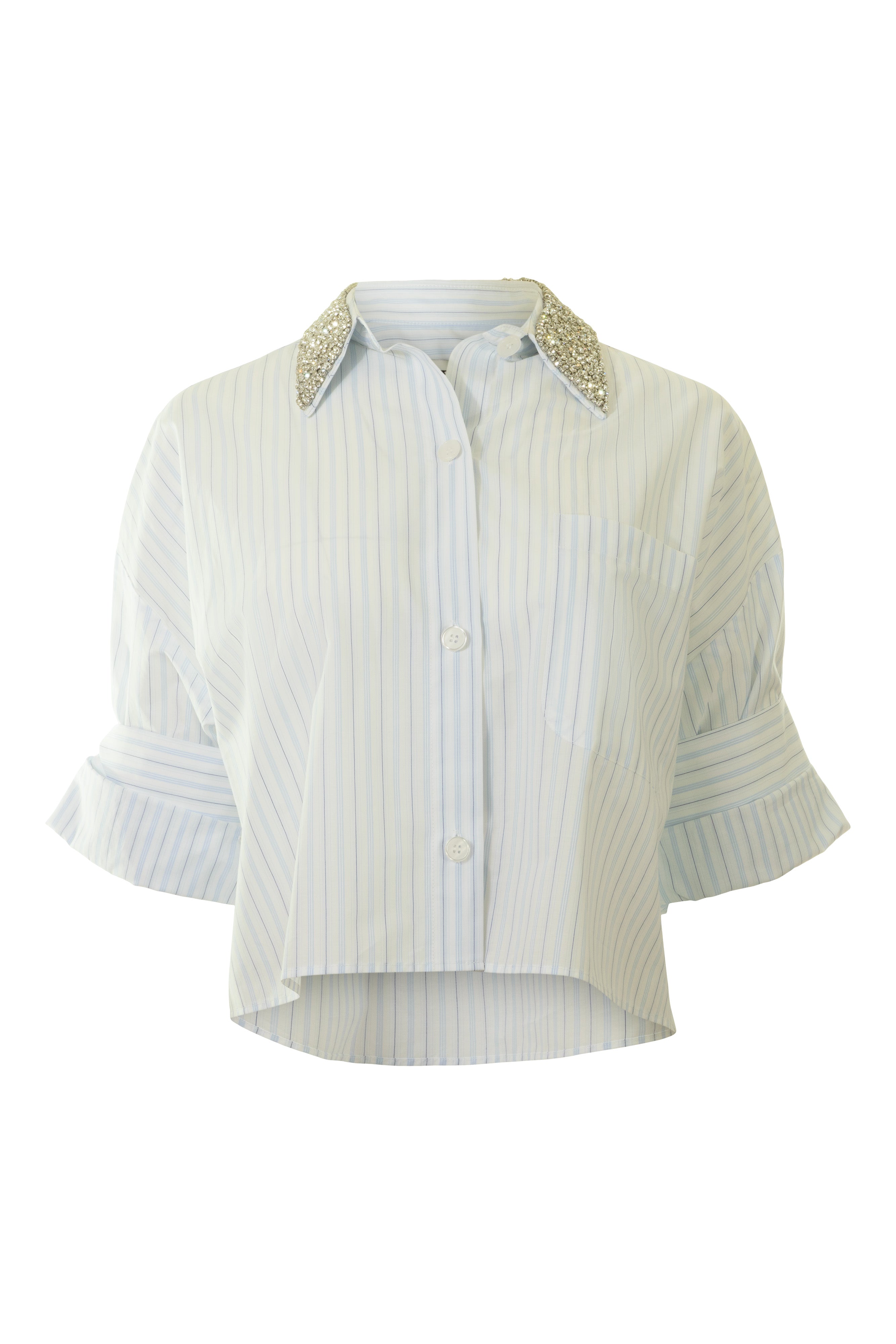 TWP Next Ex with Crystal Collar in White-Blue