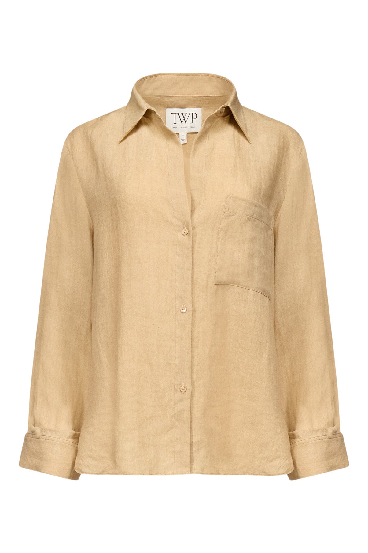 TWP Next Morning Shirt in Candied Ginger