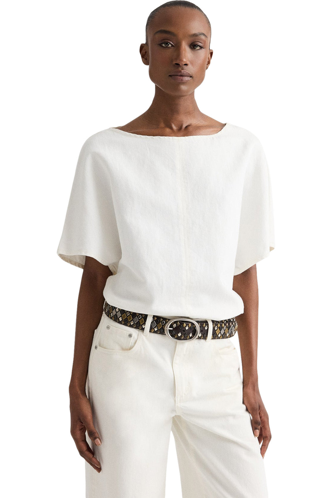 TWP Simple T in White