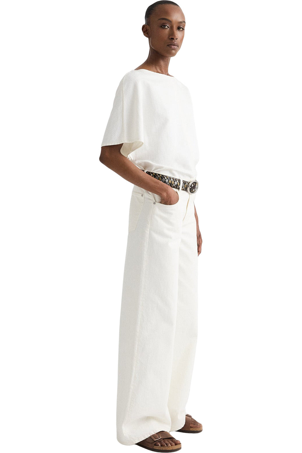 TWP Simple T in White