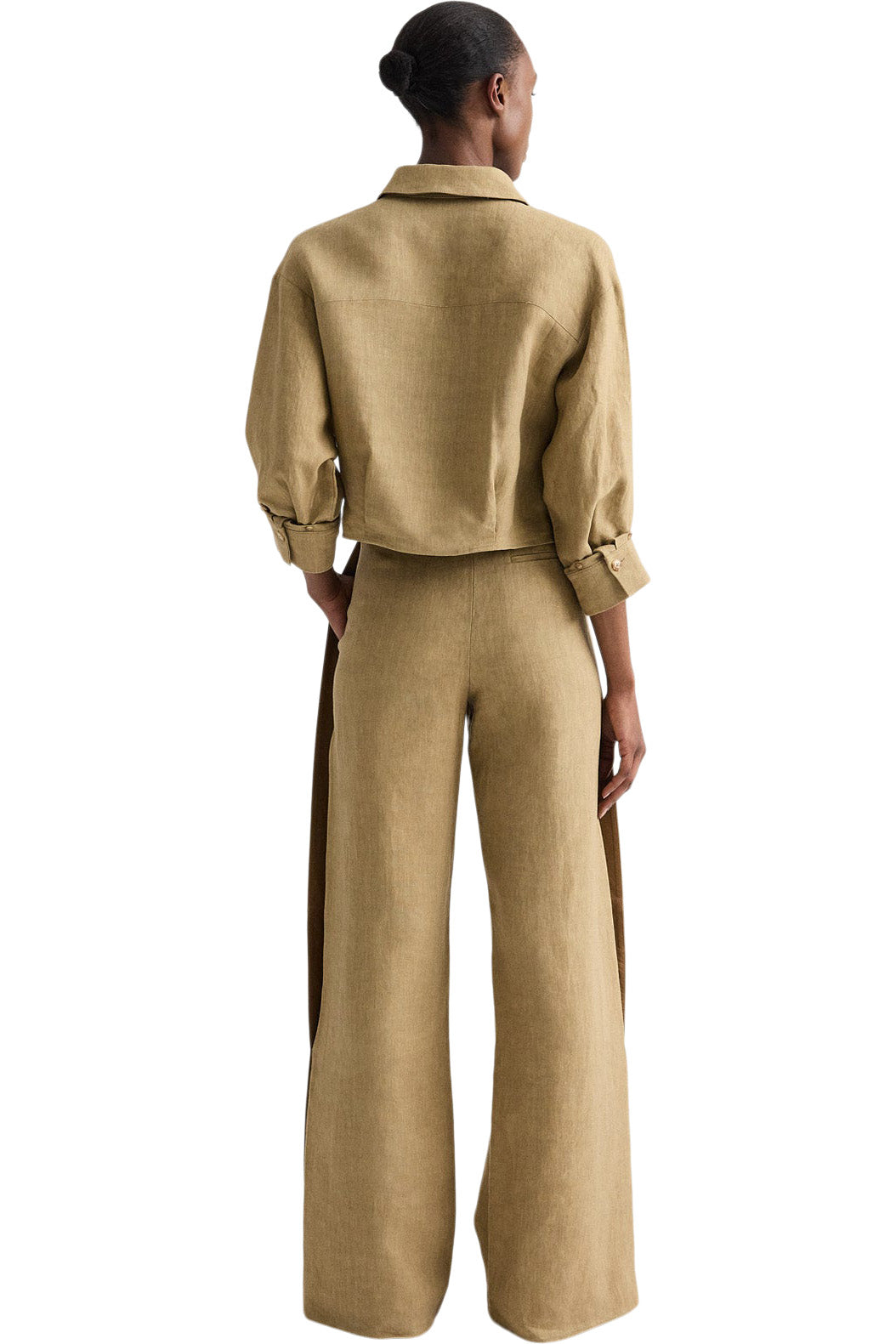 TWP Slim A Pant w/ Lip Tux in Kelp - Ermine
