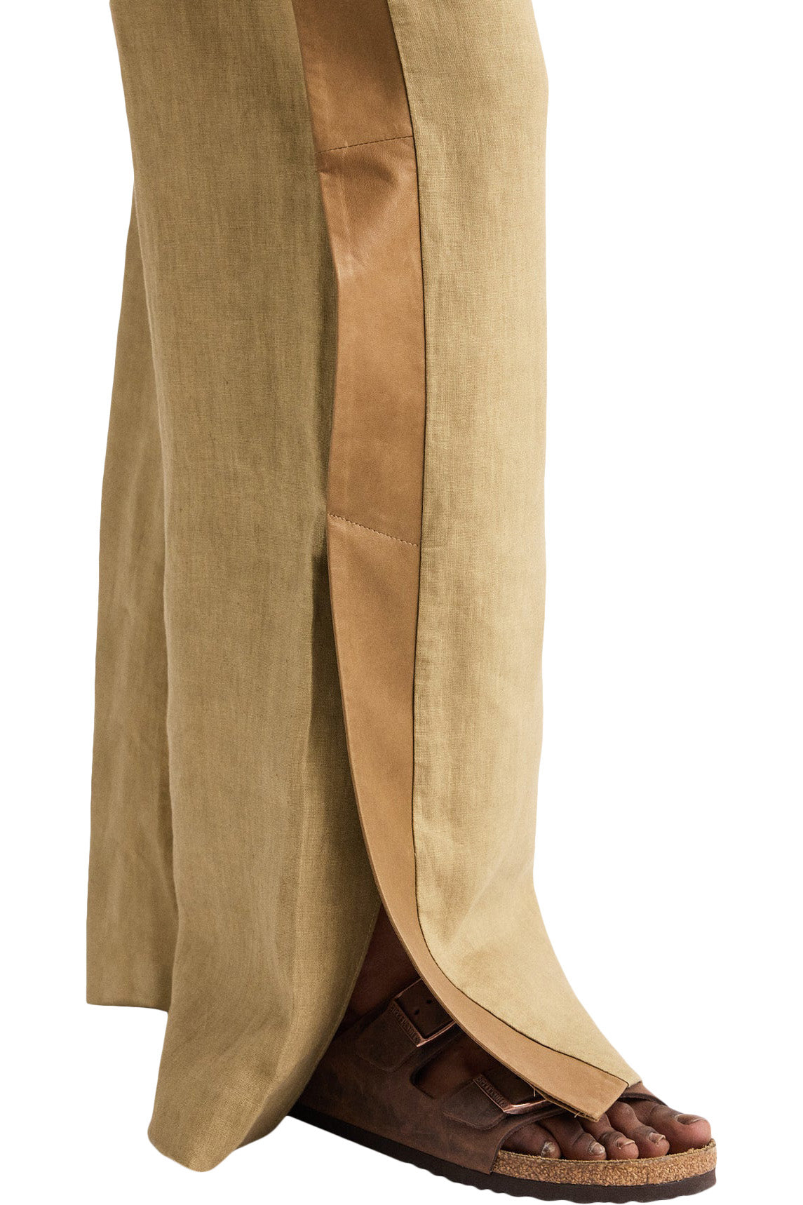 TWP Slim A Pant w/ Lip Tux in Kelp - Ermine