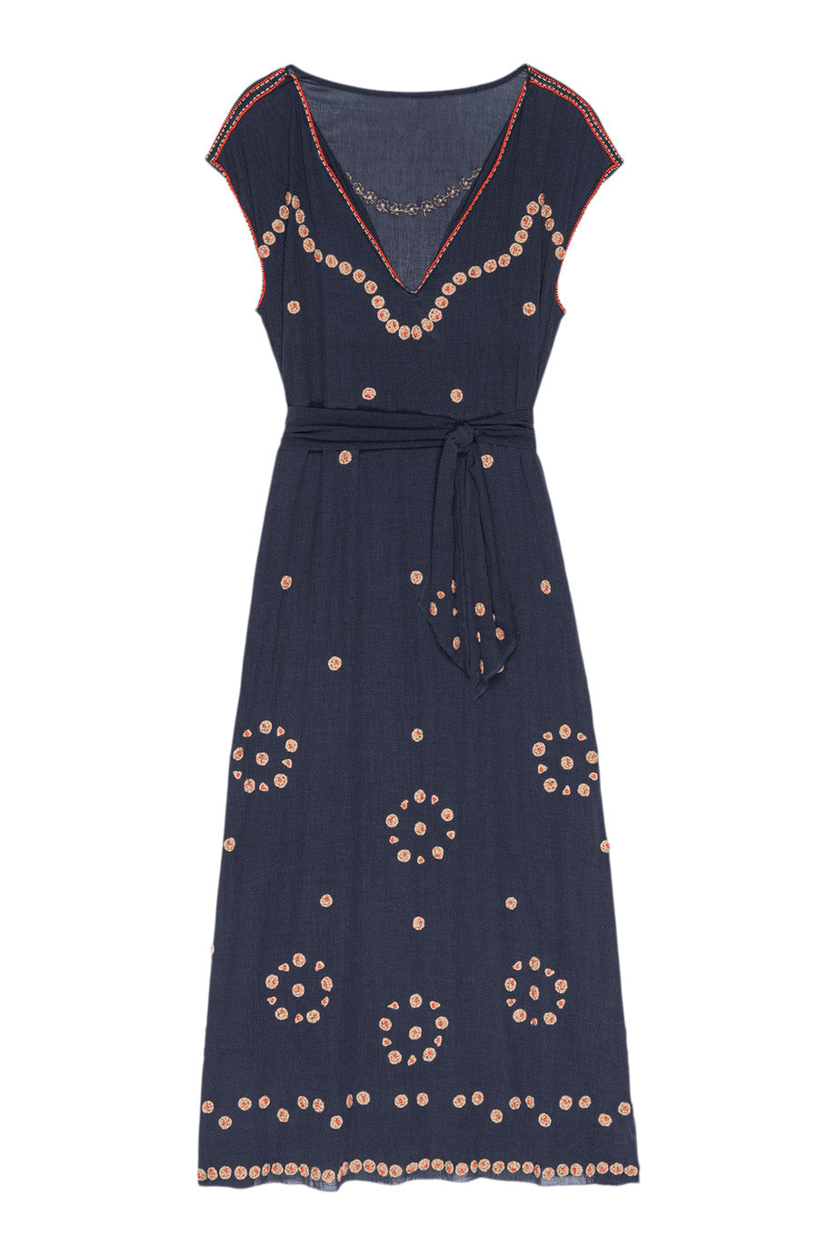 The GREAT. The Beaded Corridor Dress. -- Navy Navy / 1 / D897887