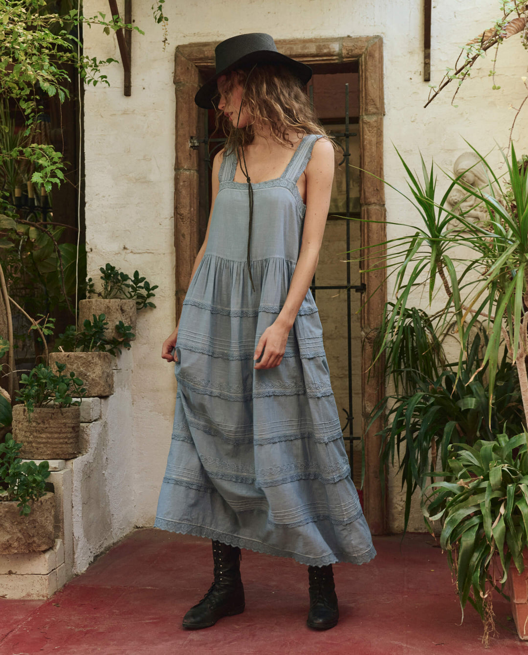 The Great Reverie Dress in Pale Blue