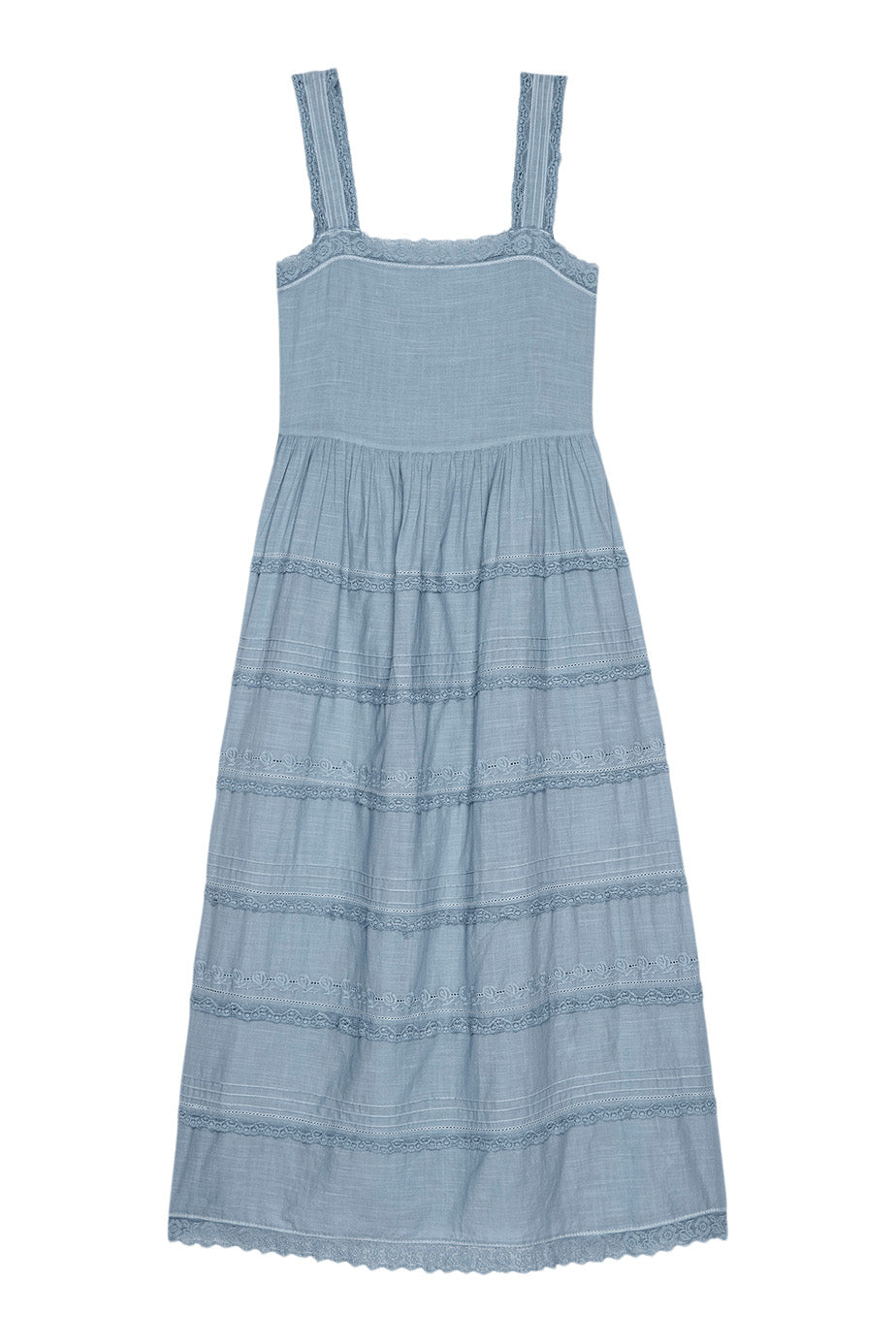 The Great Reverie Dress in Pale Blue Pale Blue / 0 The Great Reverie Dress in Pale Blue Pale Blue / 0