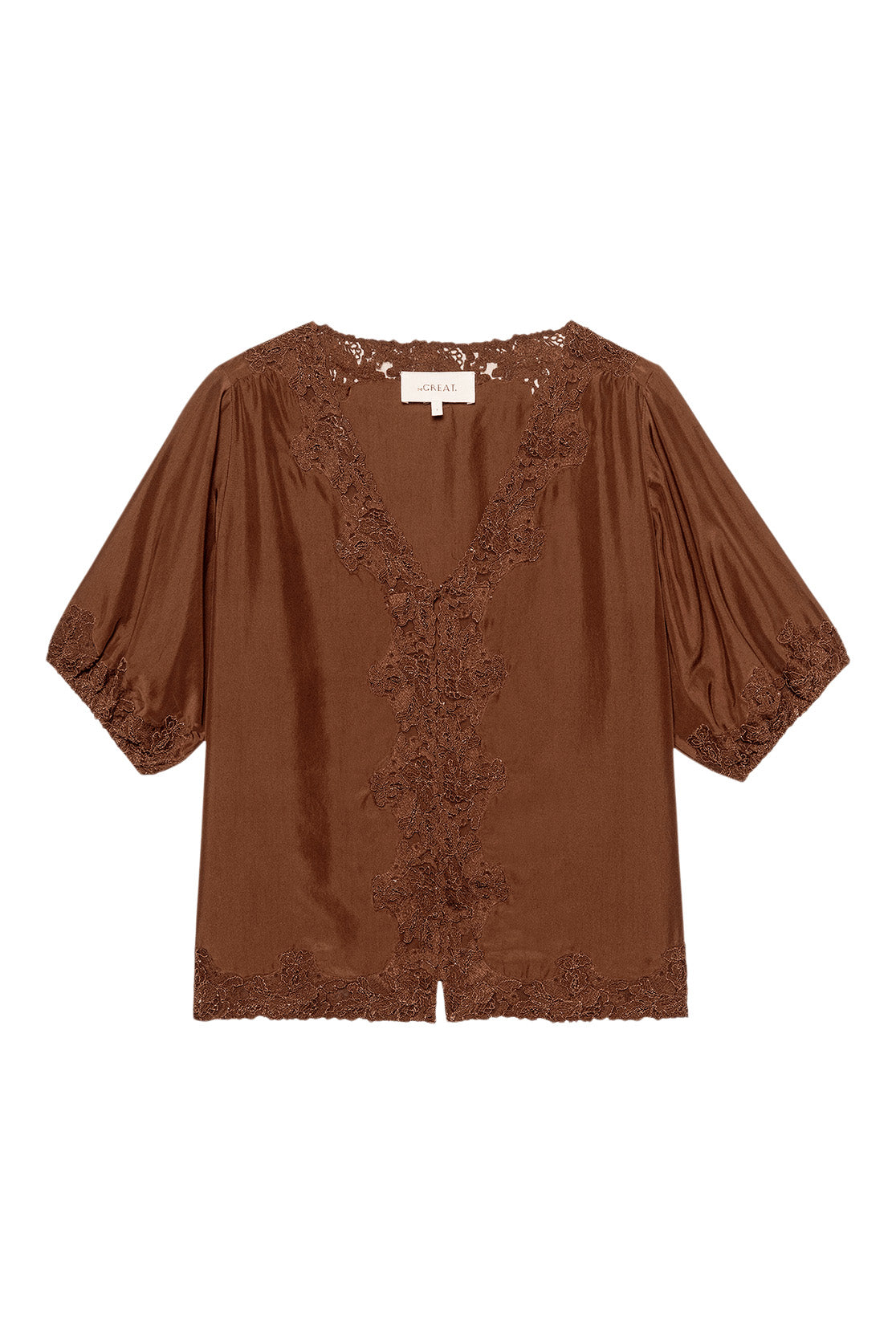 The Great Short Sleeve Legacy Top in Chocolate