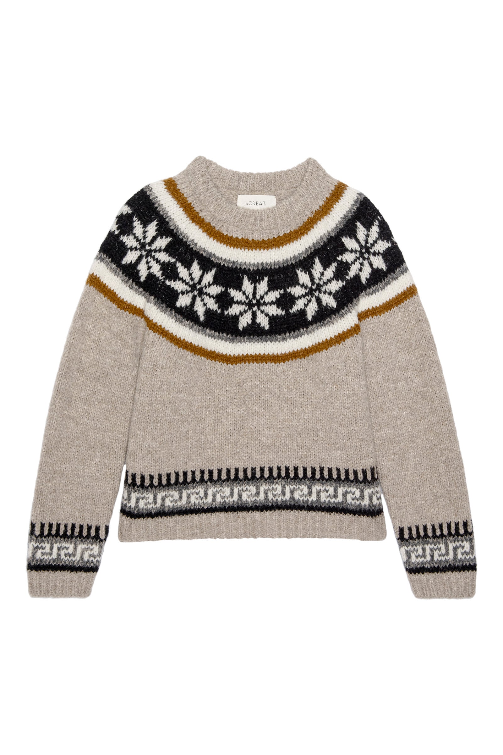 The Great Snowflake Fair Isle Pullover in Oat