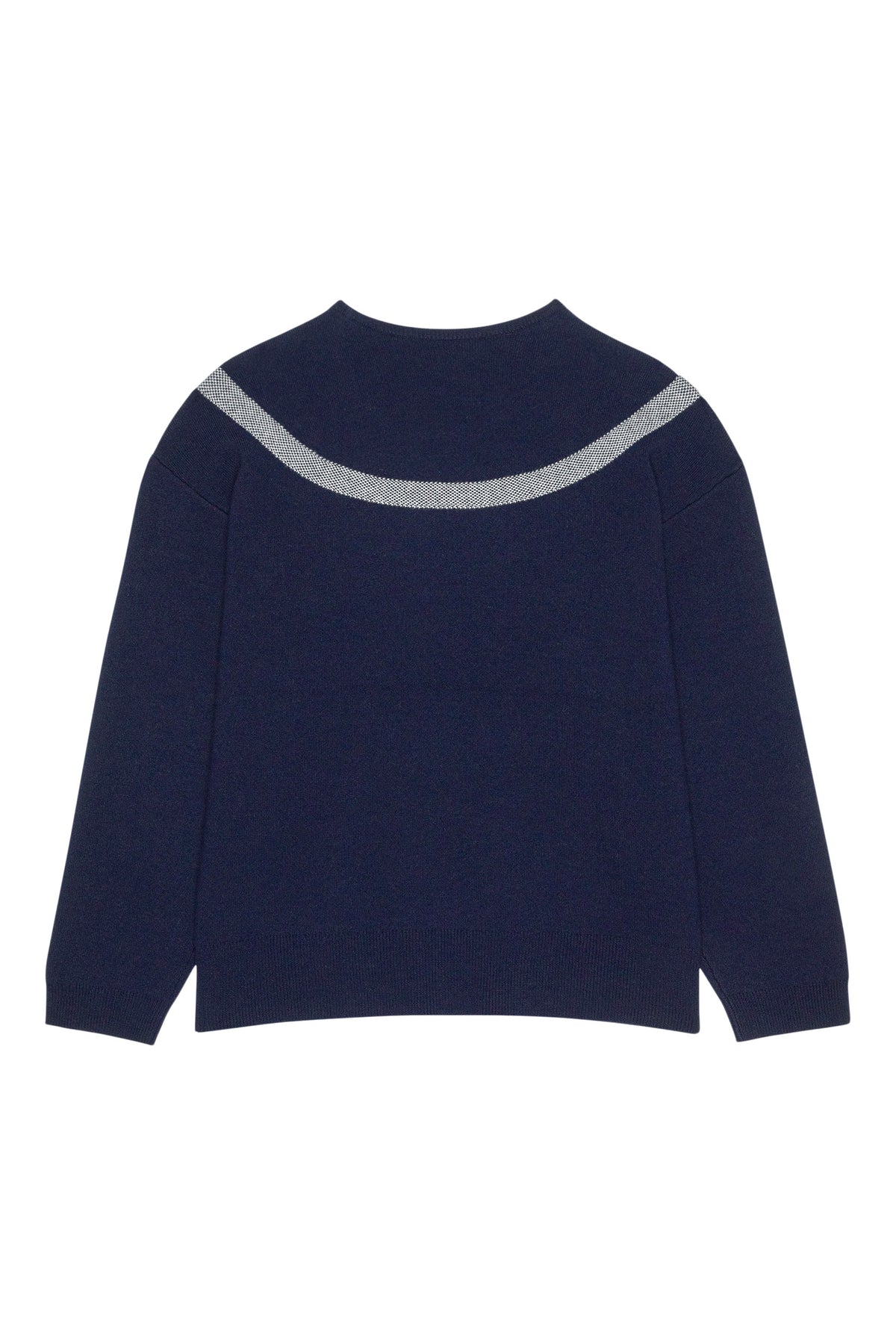 The Great The Bow Sweater in Navy