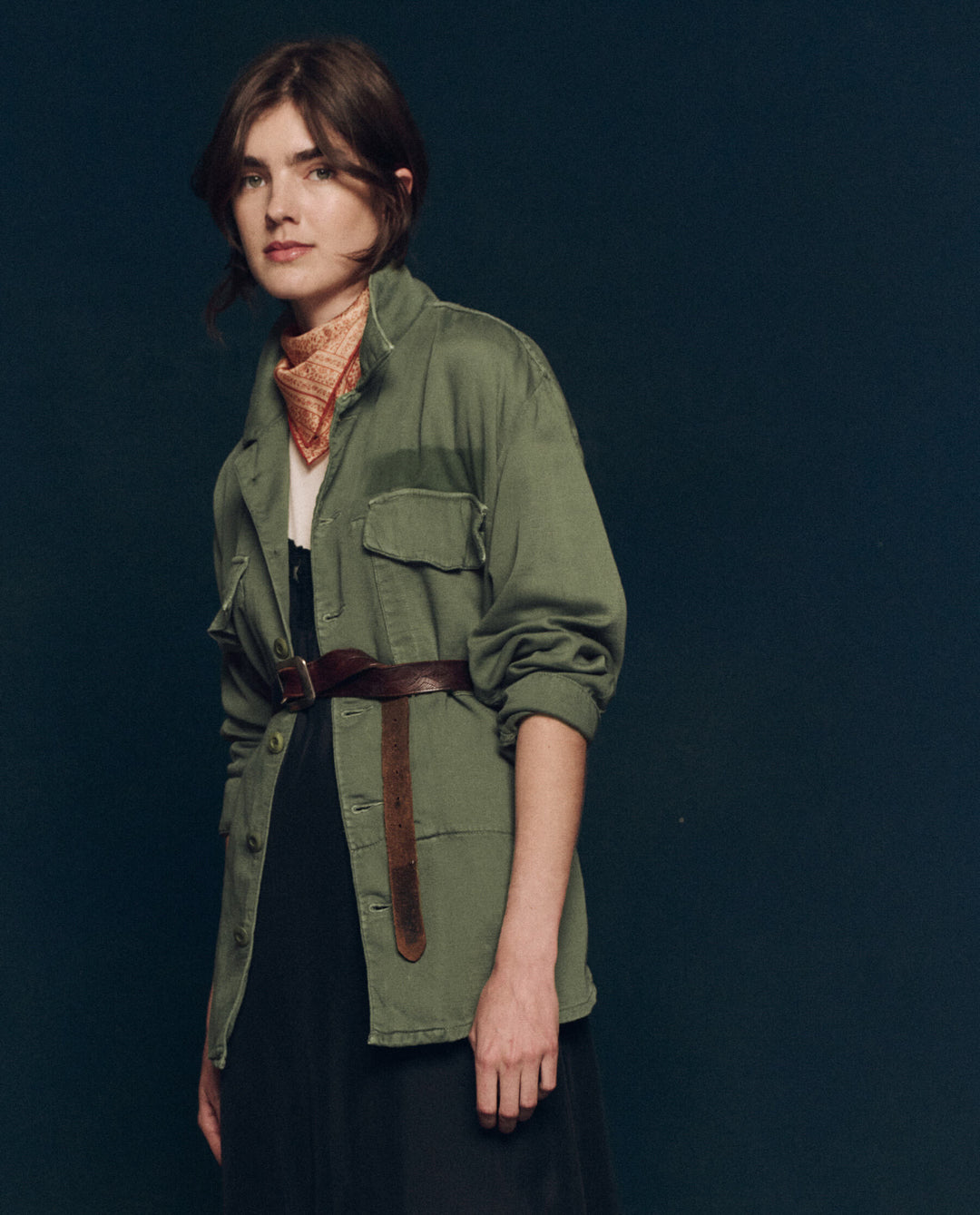 The Great Vintage Army Jacket in Classic Army