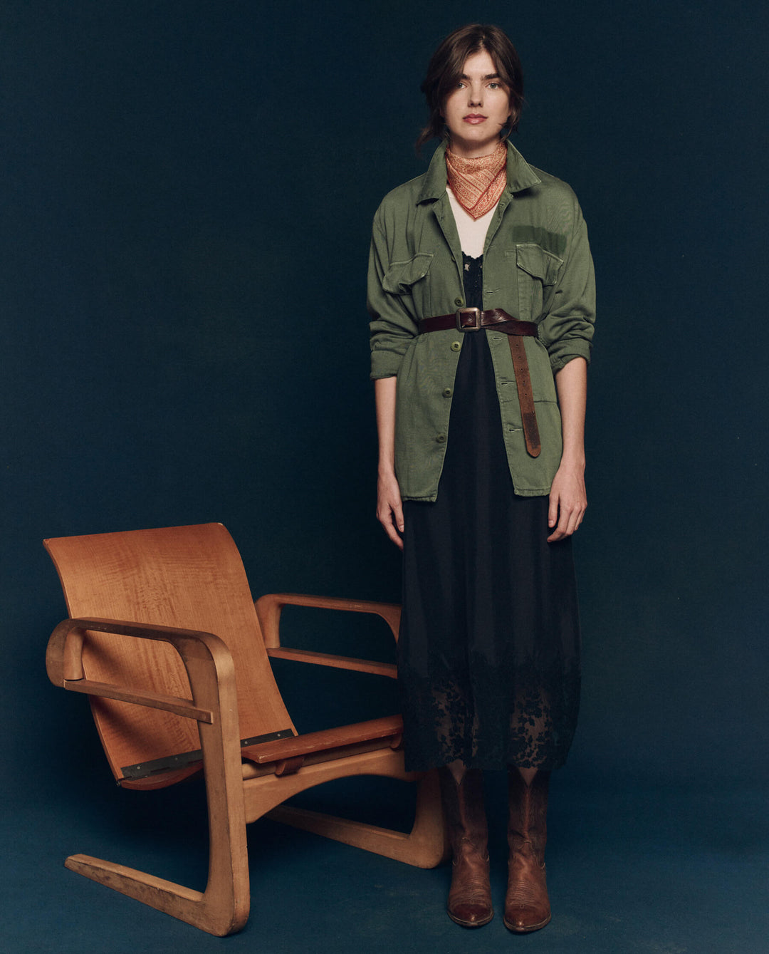 The Great Vintage Army Jacket in Classic Army
