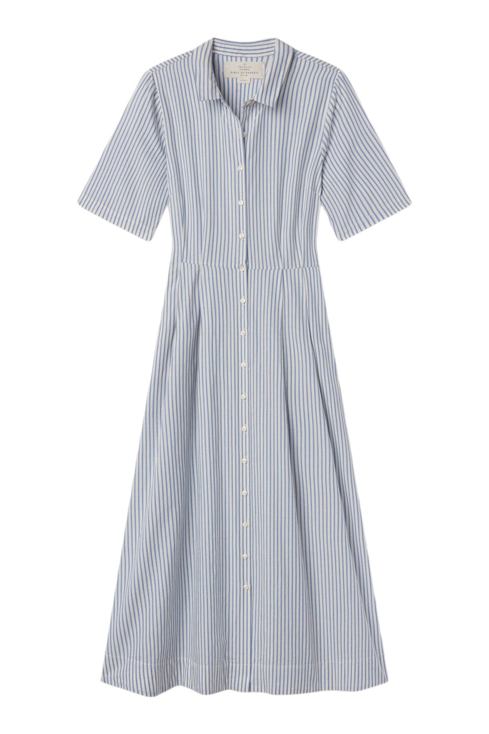 Trovata Birds of Paradis Aster Dress in Seaside Stripe