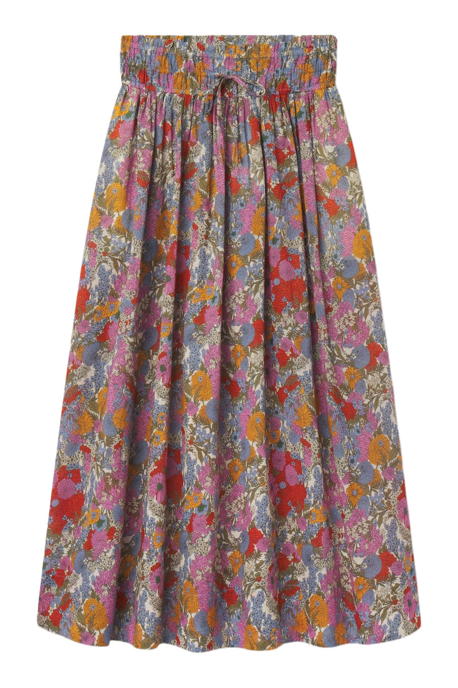 Trovata Birds of Paradis Bianca Skirt in Delicate Tilia