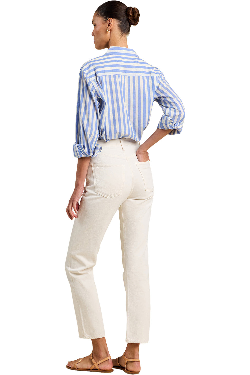 Trovata Birds of Paradis Blake Oversized Shirt in Volpi Lines