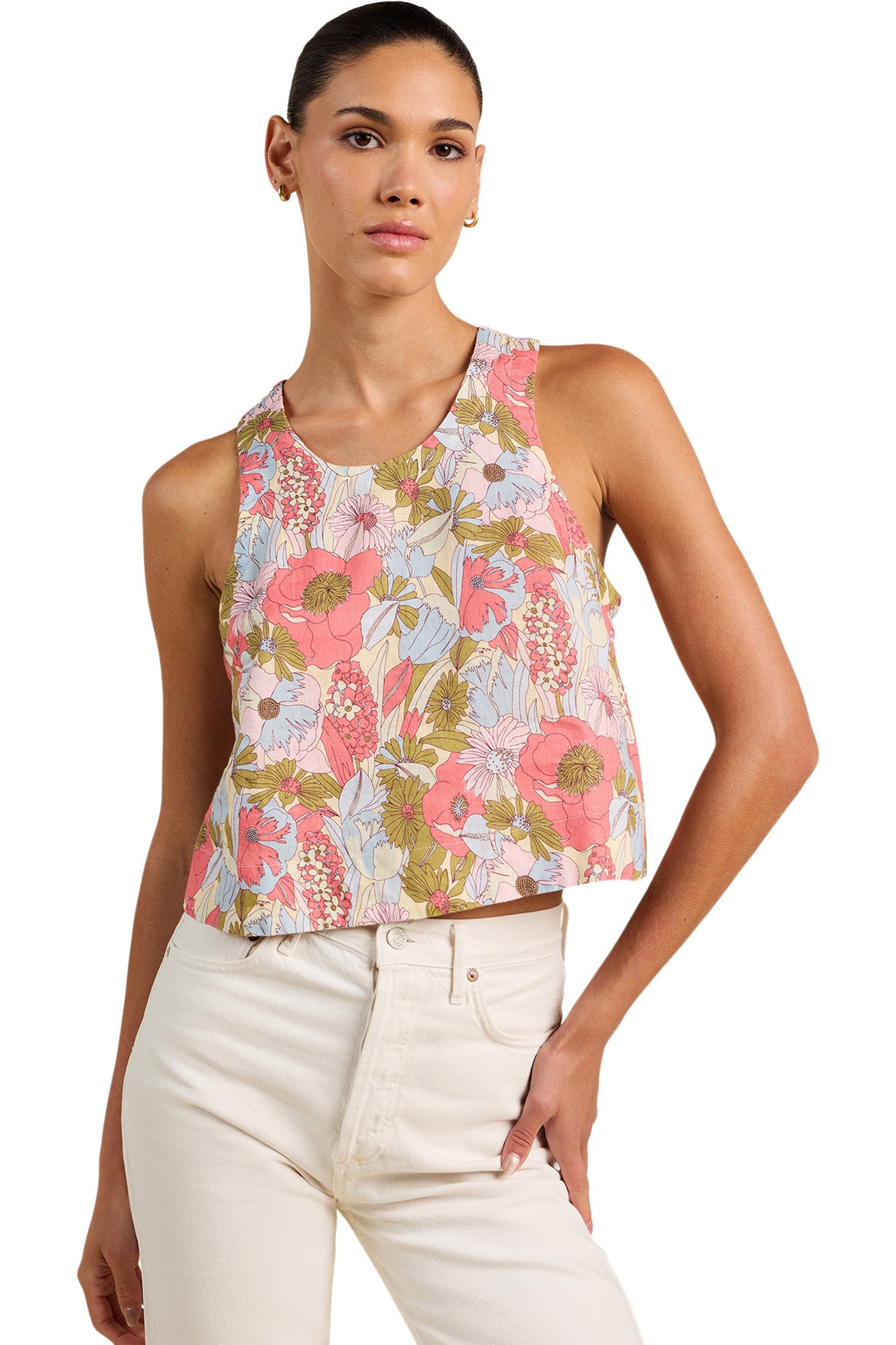 Trovata Birds of Paradis Esther Tank in Tarsila Bloom