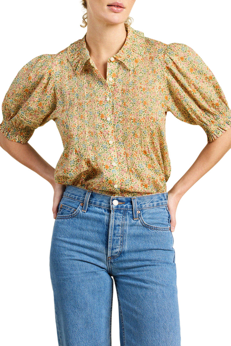 Trovata Birds of Paradis Jess Blouse in Gardenette