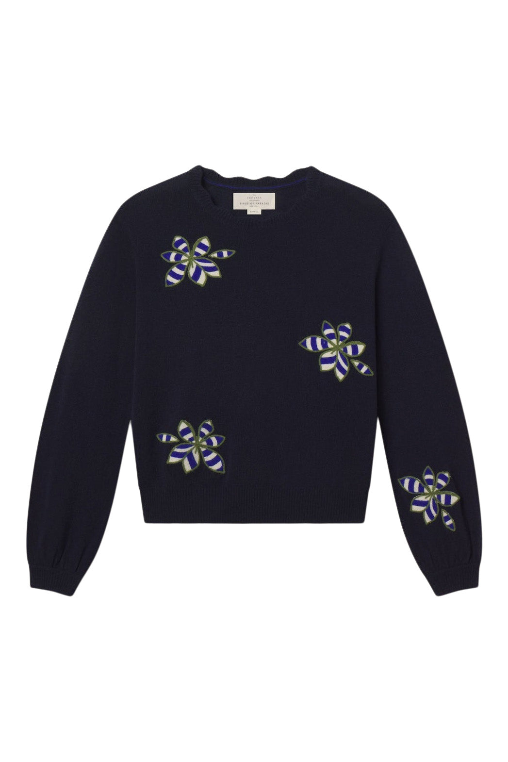 Trovata Birds of Paradis Kate Sweater in Navy