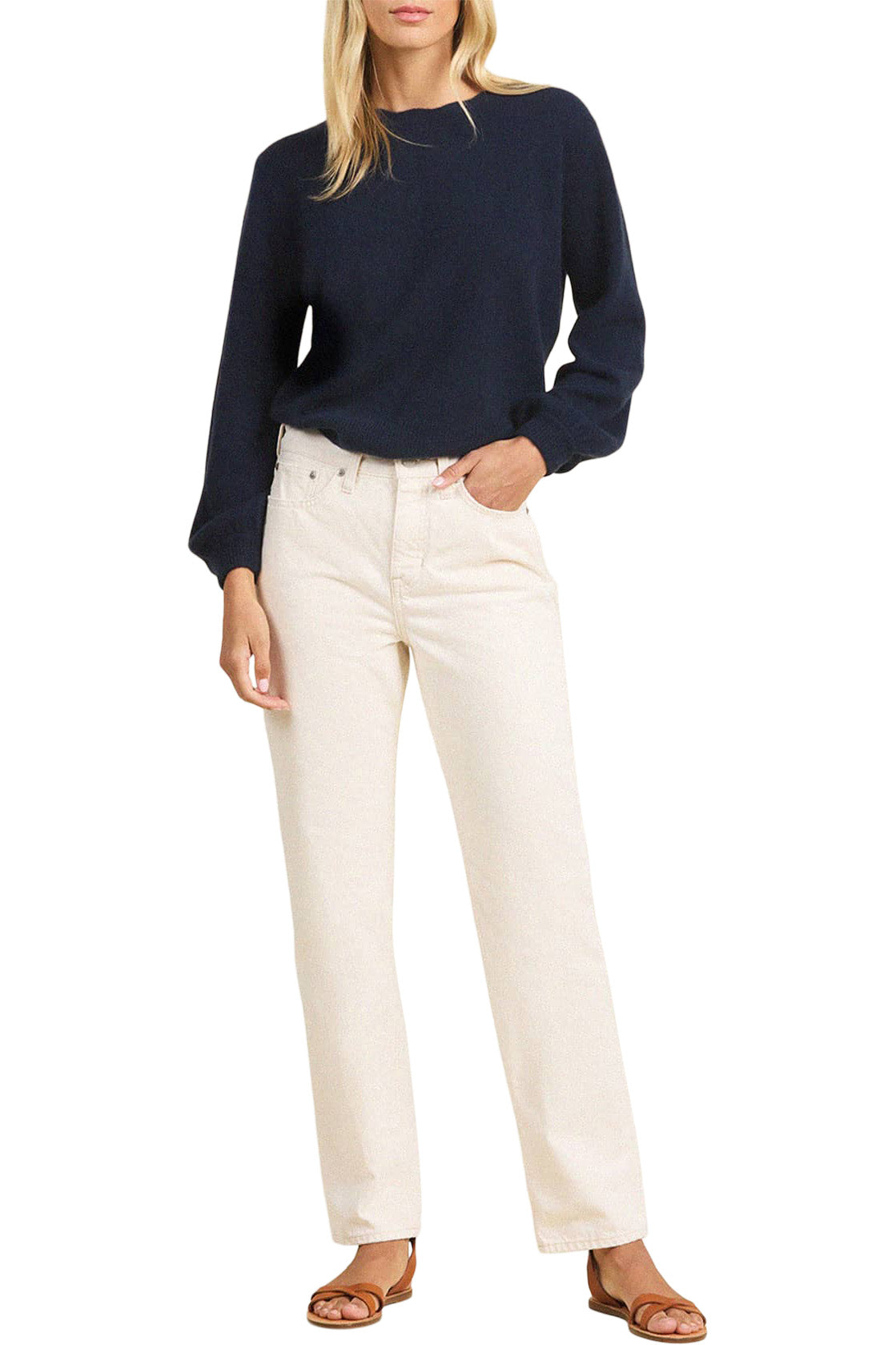 Trovata Birds of Paradis Kate Sweater in Navy