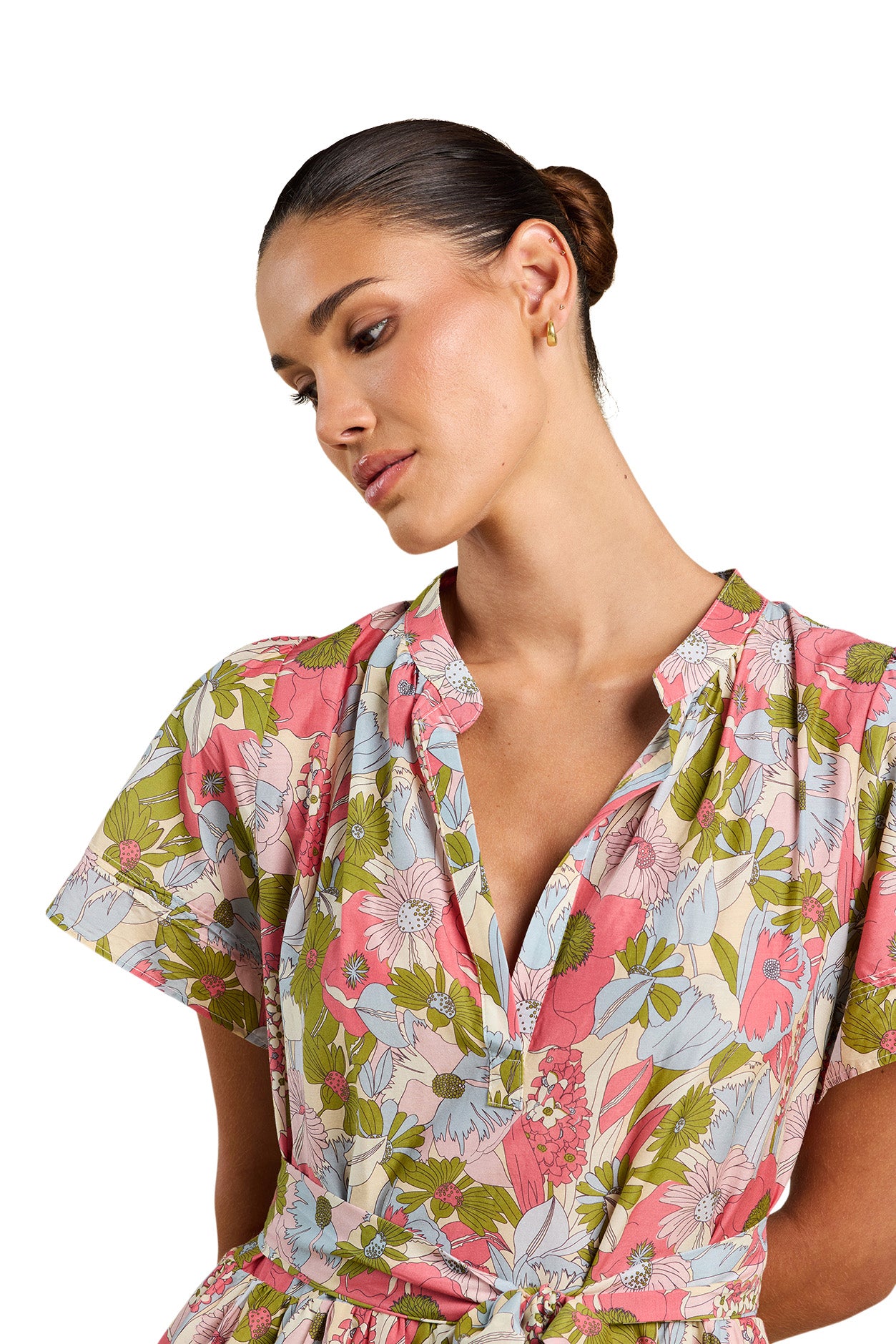 Trovata Birds of Paradis Luana Dress in Tarsila Bloom