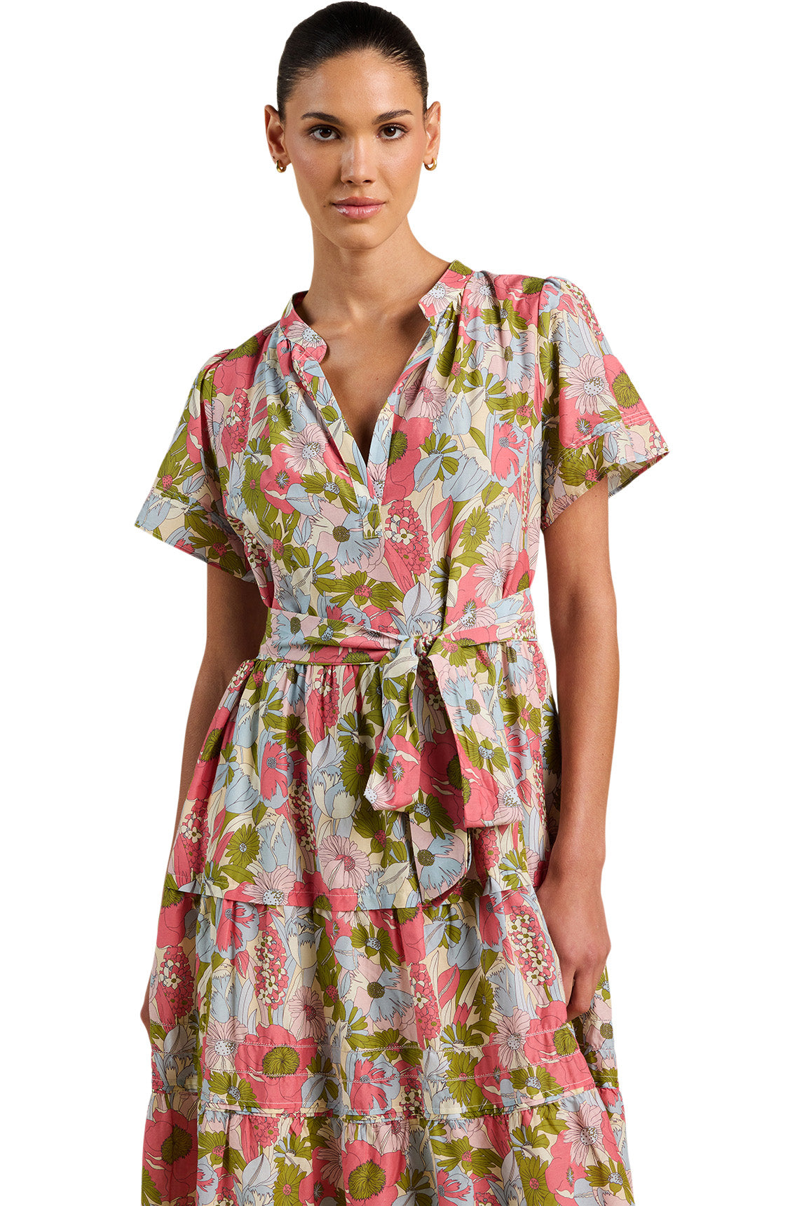Trovata Birds of Paradis Luana Dress in Tarsila Bloom