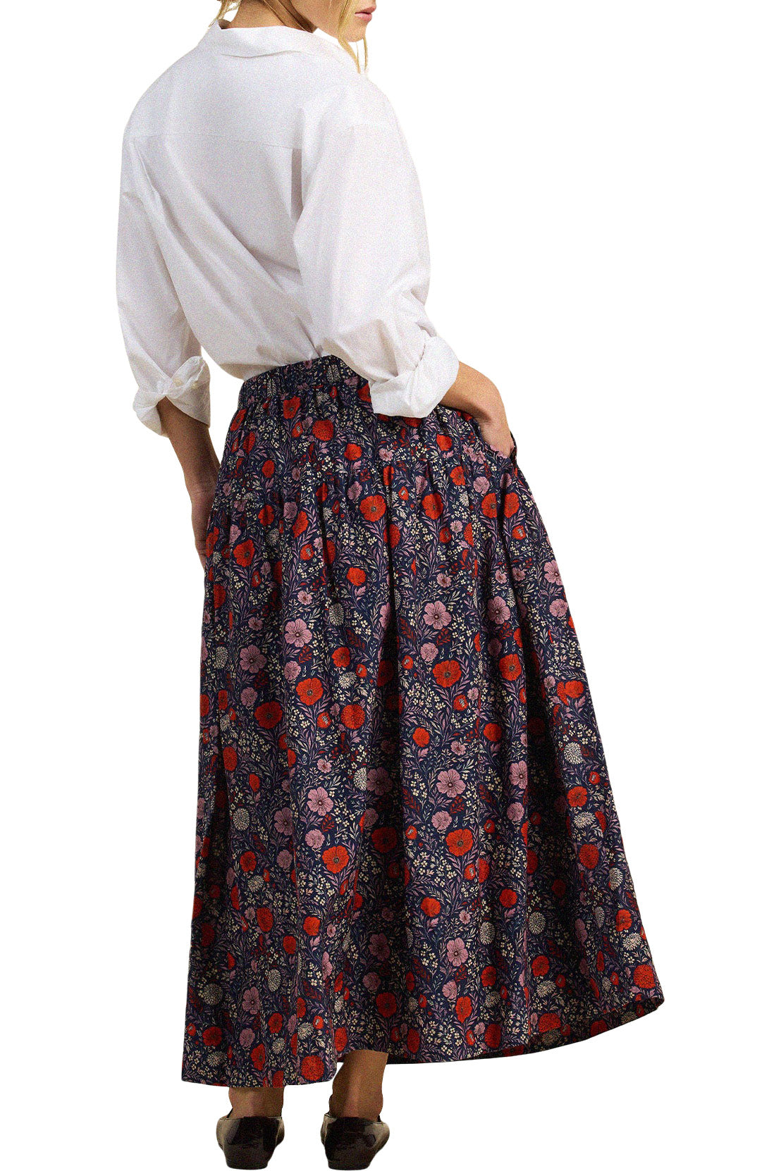 Trovata Birds of Paradis Lydia Skirt in Atelier Garden