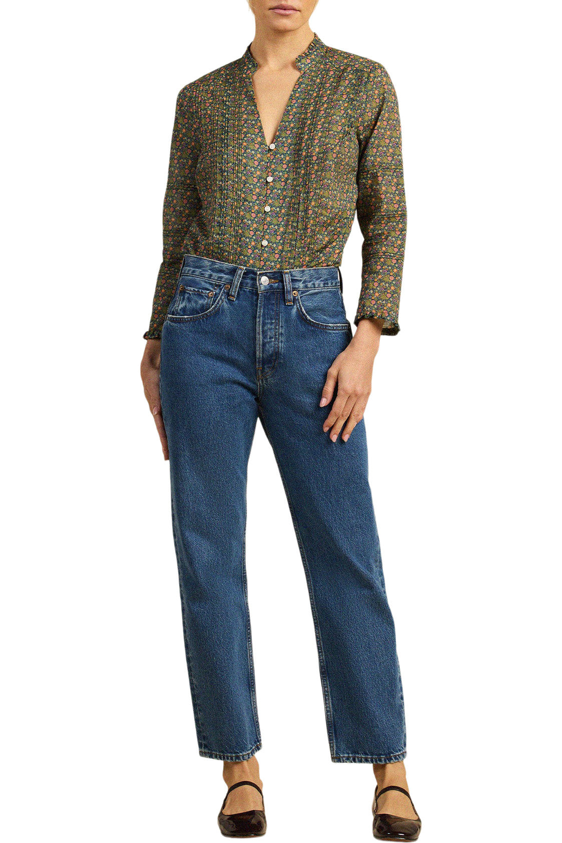 Trovata Birds of Paradis Maris Blouse in Ivy Road Ditsy
