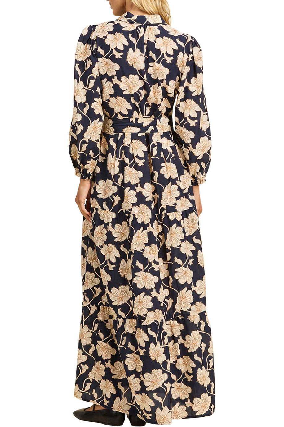 Trovata Birds of Paradis Martina Dress in Viola Nocturne
