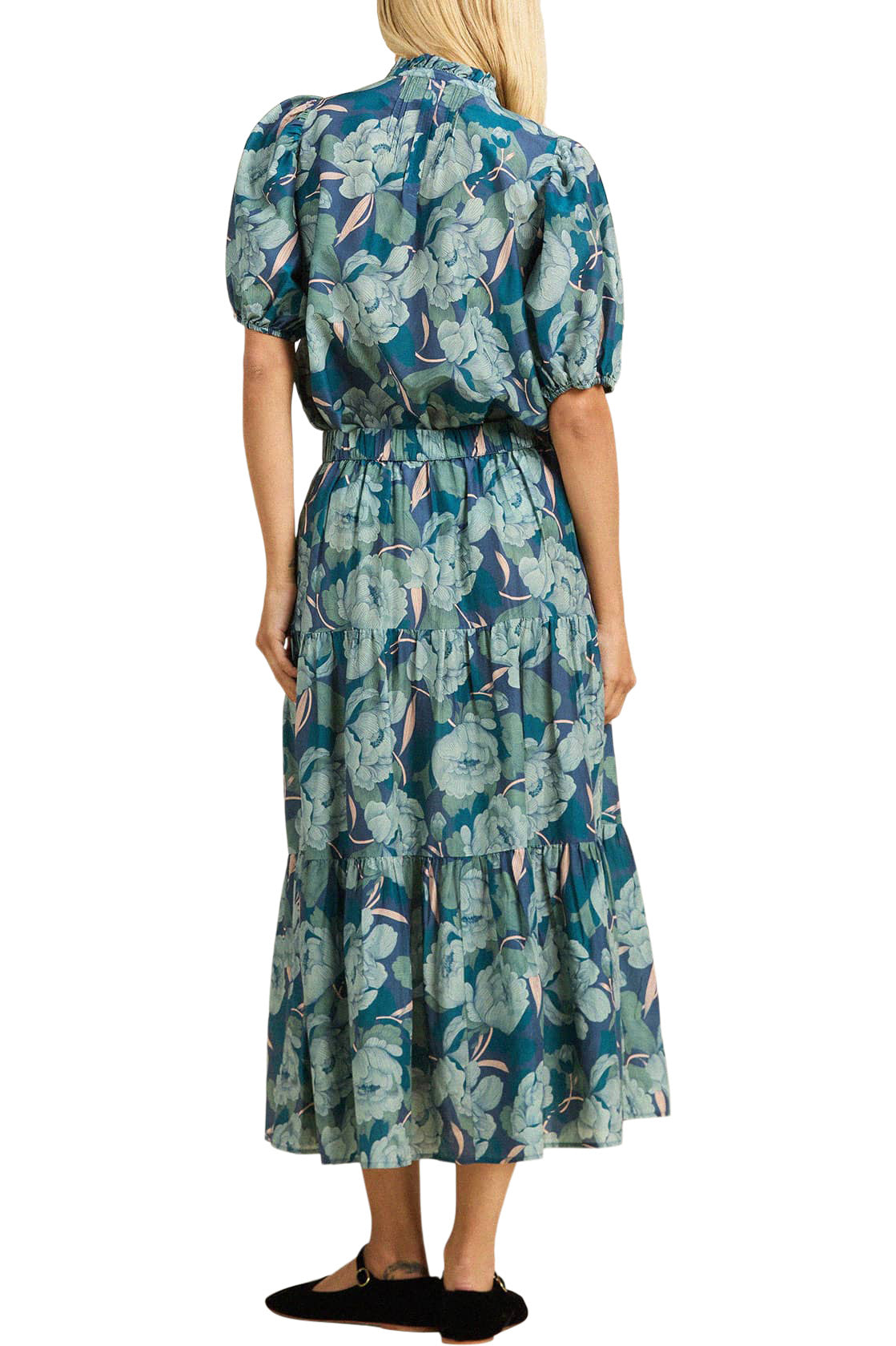 Trovata Birds of Paradis Mira Blouse in Hushed Shadow