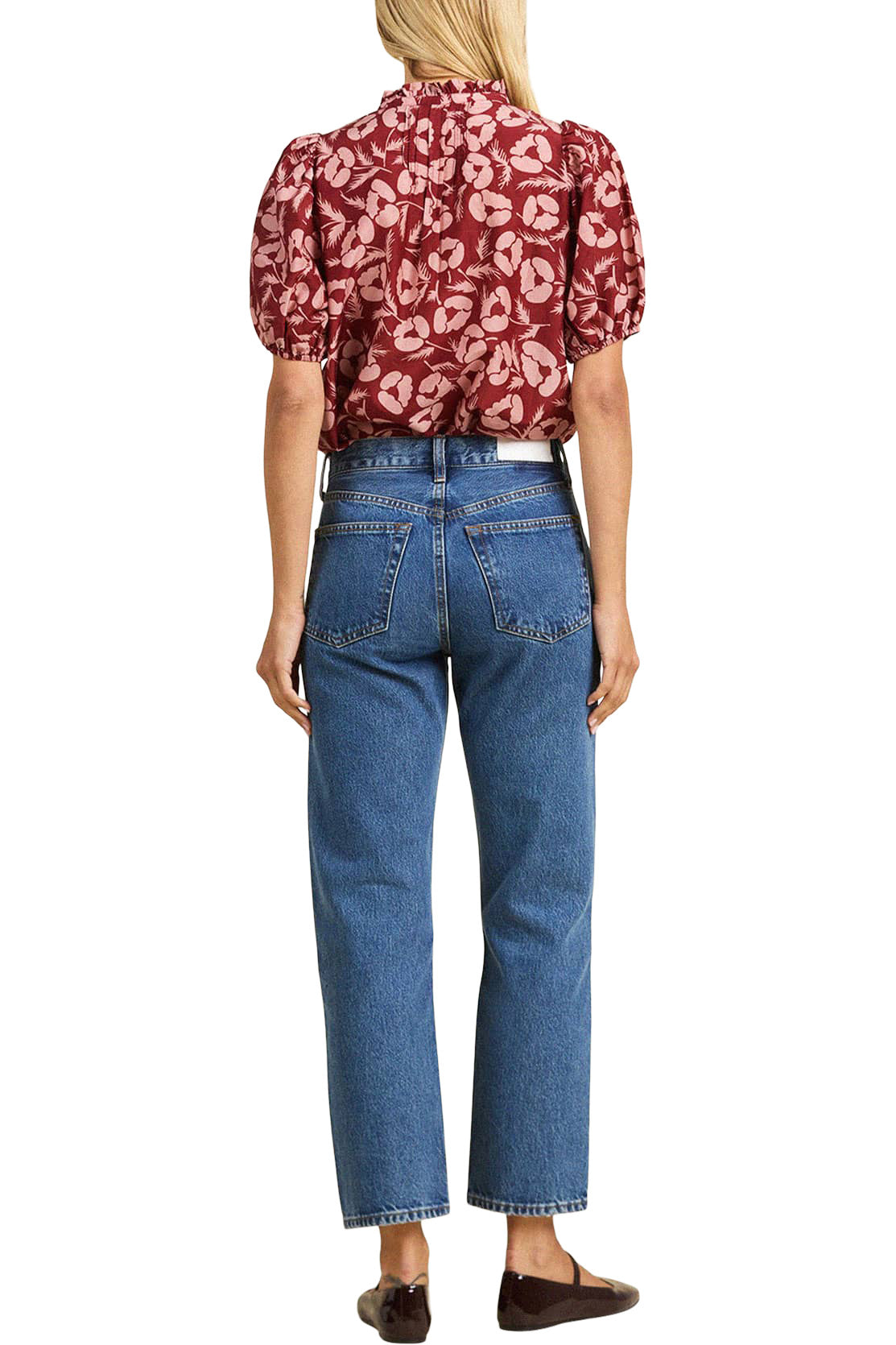 Trovata Birds of Paradis Mira Blouse in Rosewood