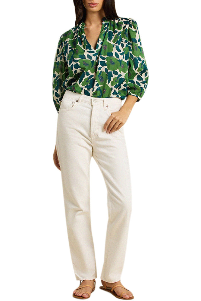 Trovata Birds of Paradis Orly Blouse in Vega Floral