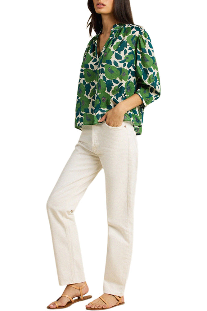 Trovata Birds of Paradis Orly Blouse in Vega Floral