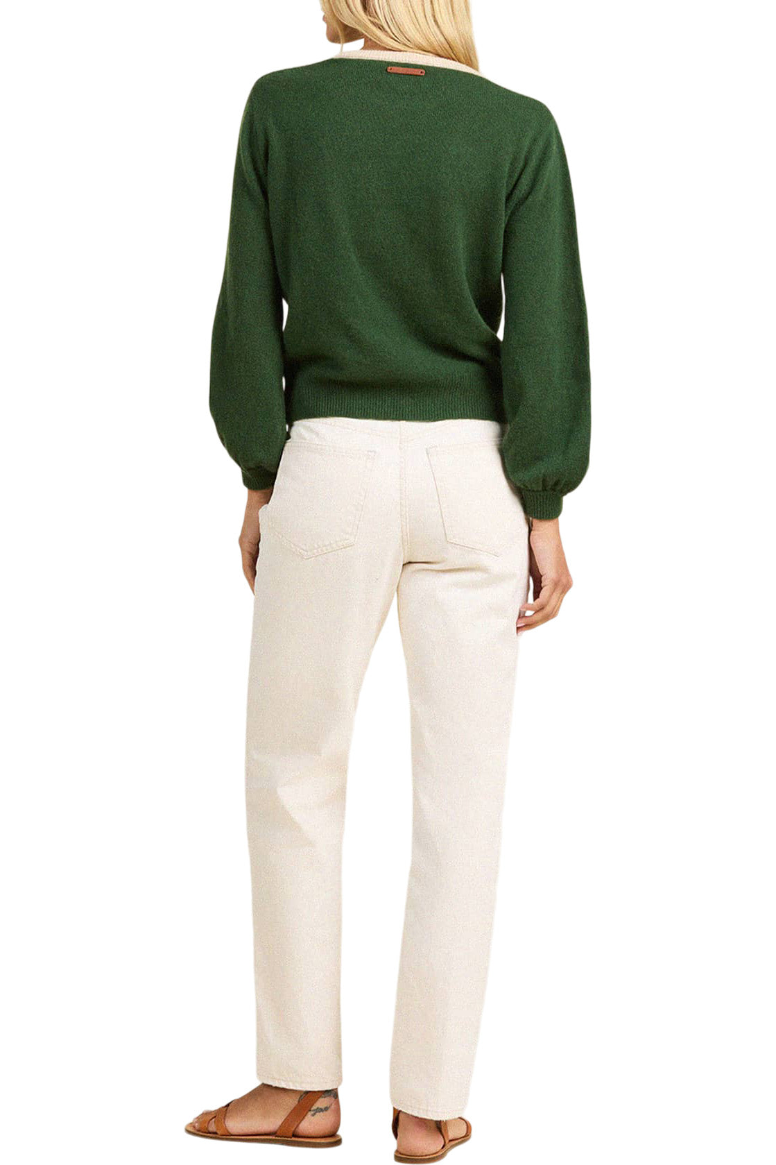 Trovata Birds of Paradis Ryann Sweater in Green