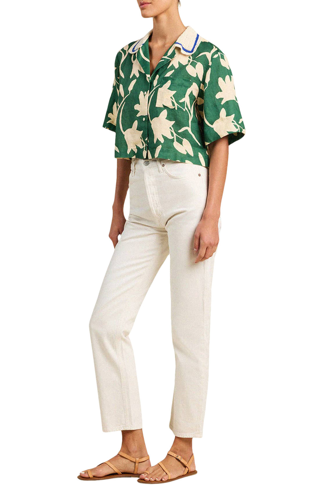 Trovata Birds of Paradis Thia Shirt in Madalena Floral