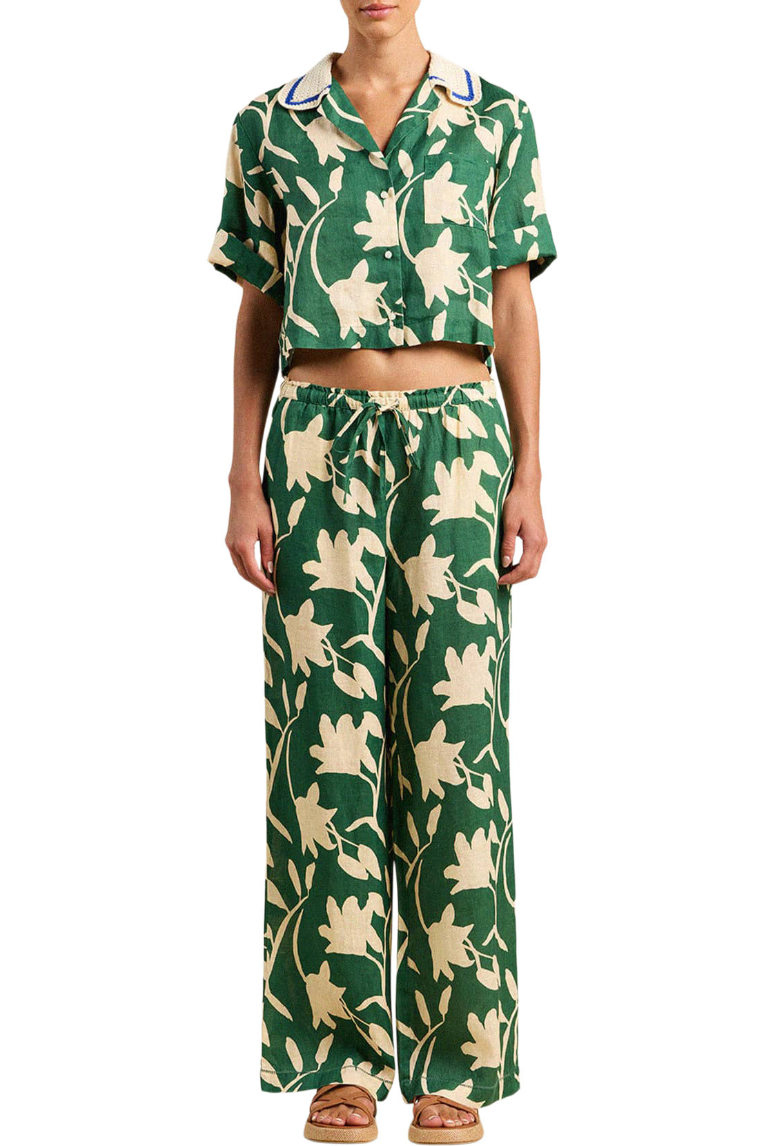 Trovata Birds of Paradis Vera Pant in Madalena Floral