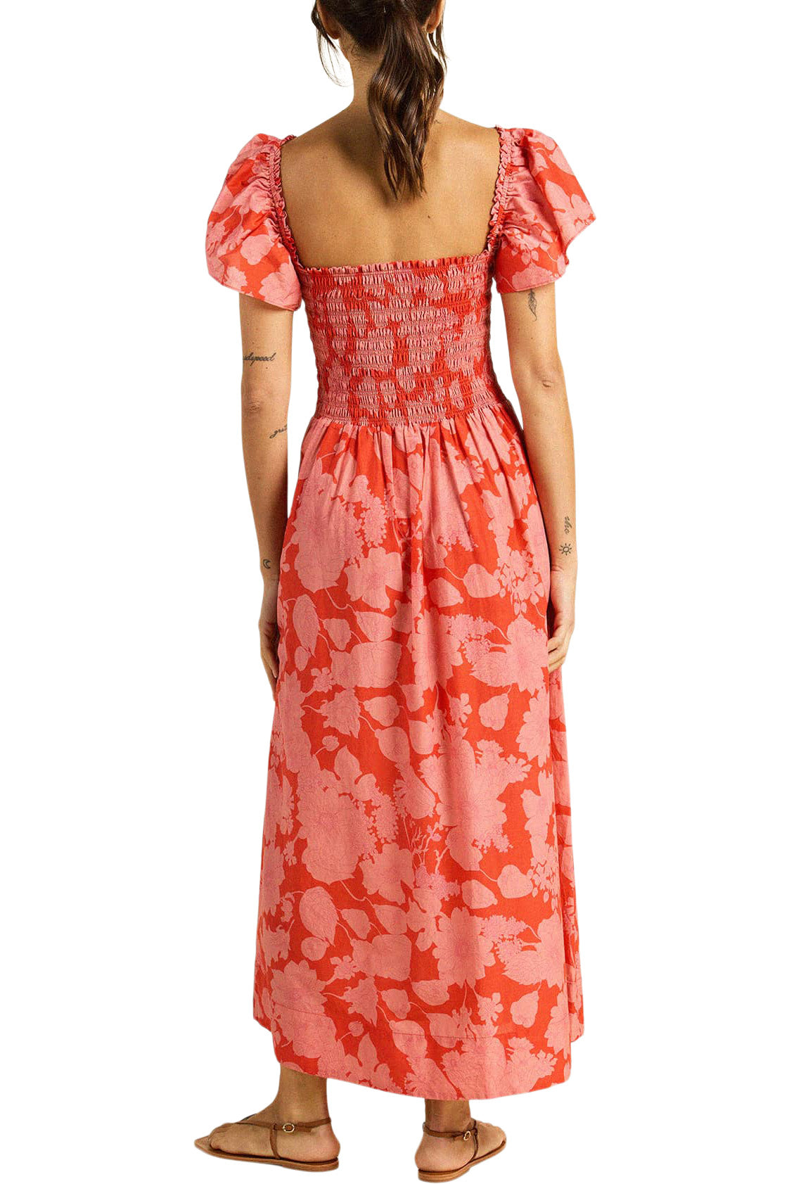 Trovata Birds of Paradise Esme Dress in Roseglow