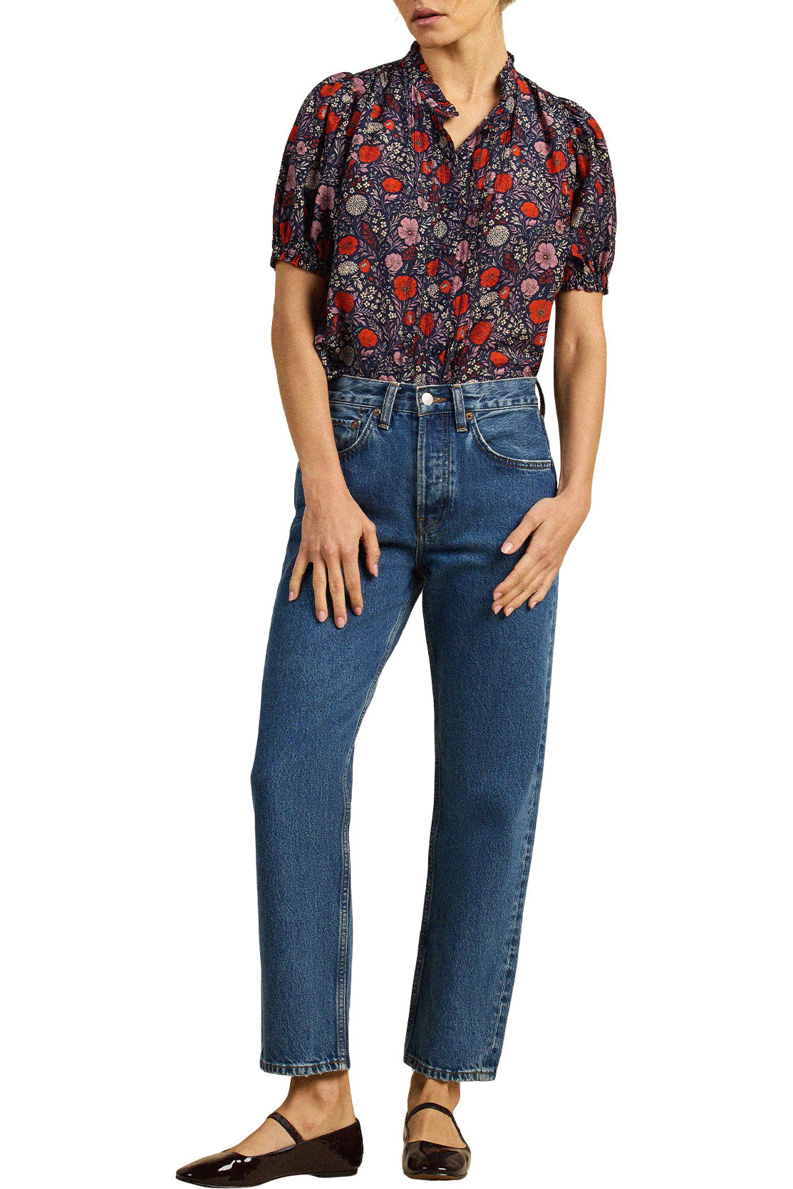 Trovata Brids of Paradis Mira Blouse in Atelier Garden