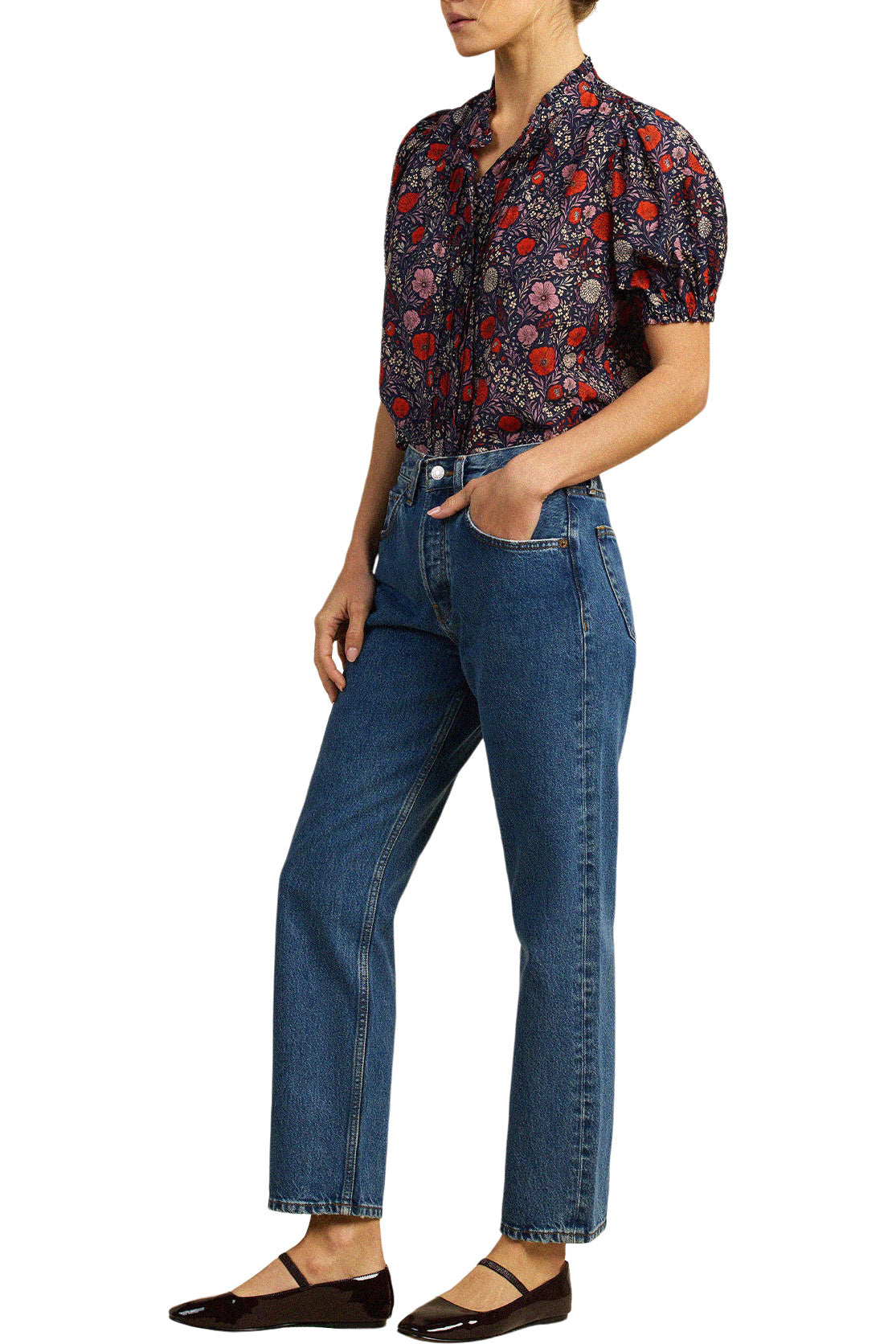 Trovata Brids of Paradis Mira Blouse in Atelier Garden