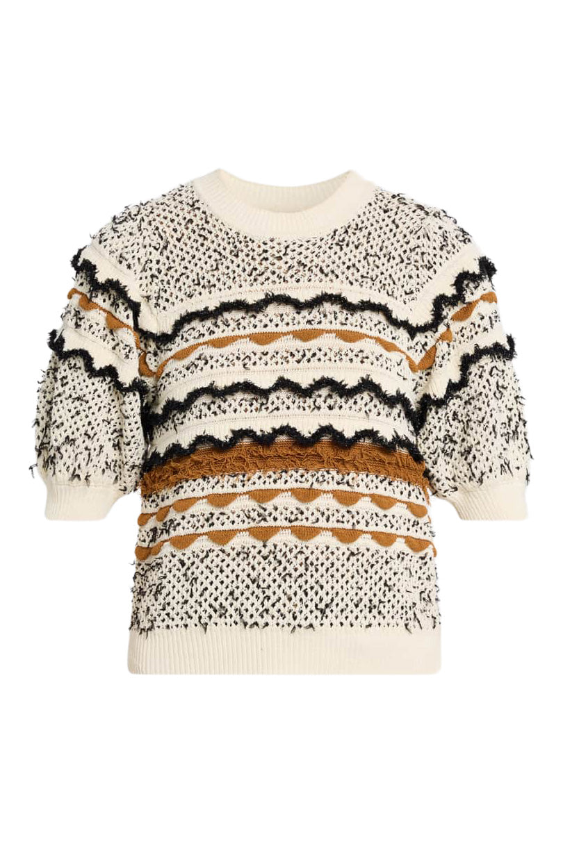 Ulla Johnson Andira Knit Top in Scallop