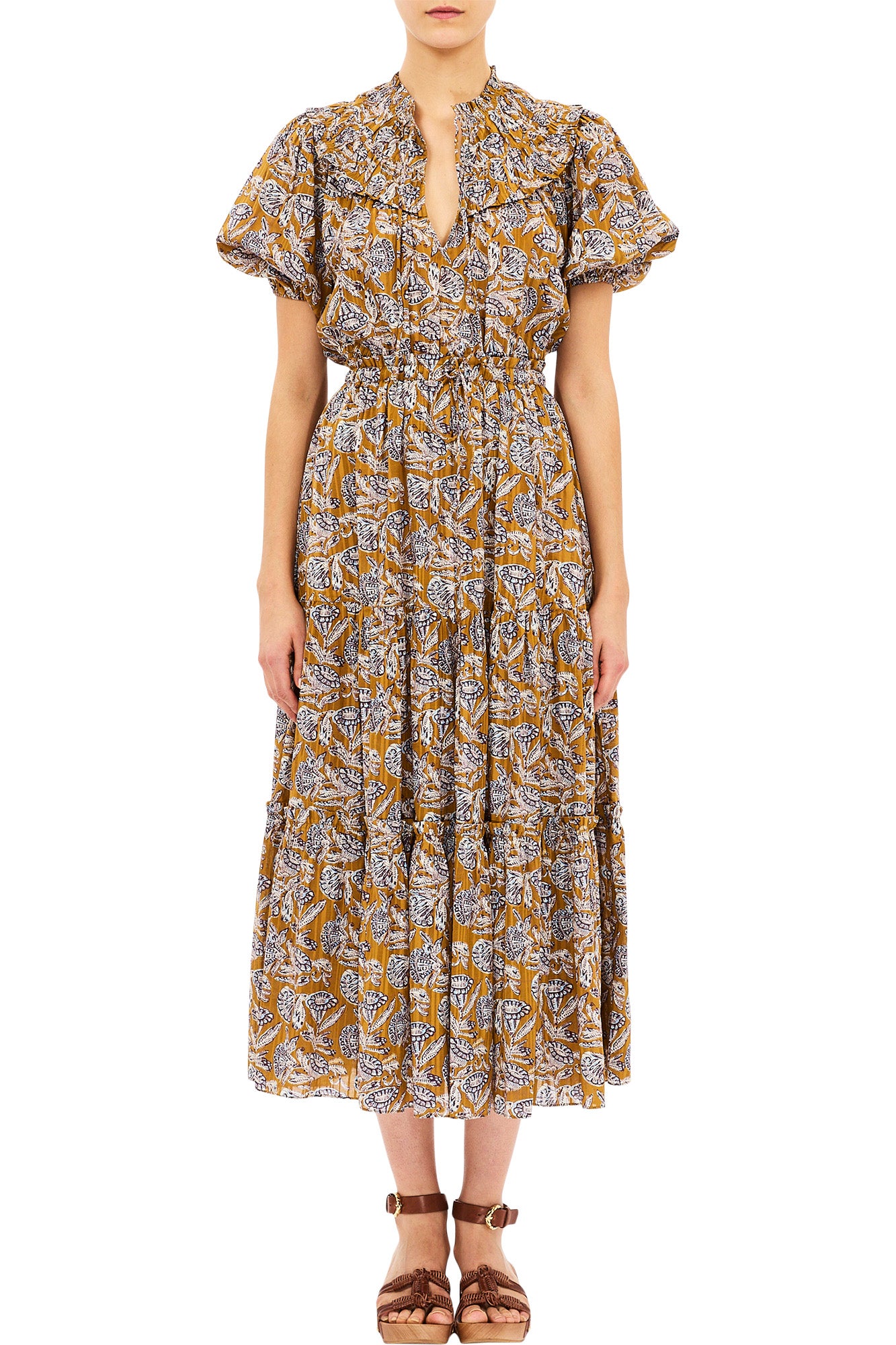 Ulla Johnson Elvie Top in Fennel Blossom