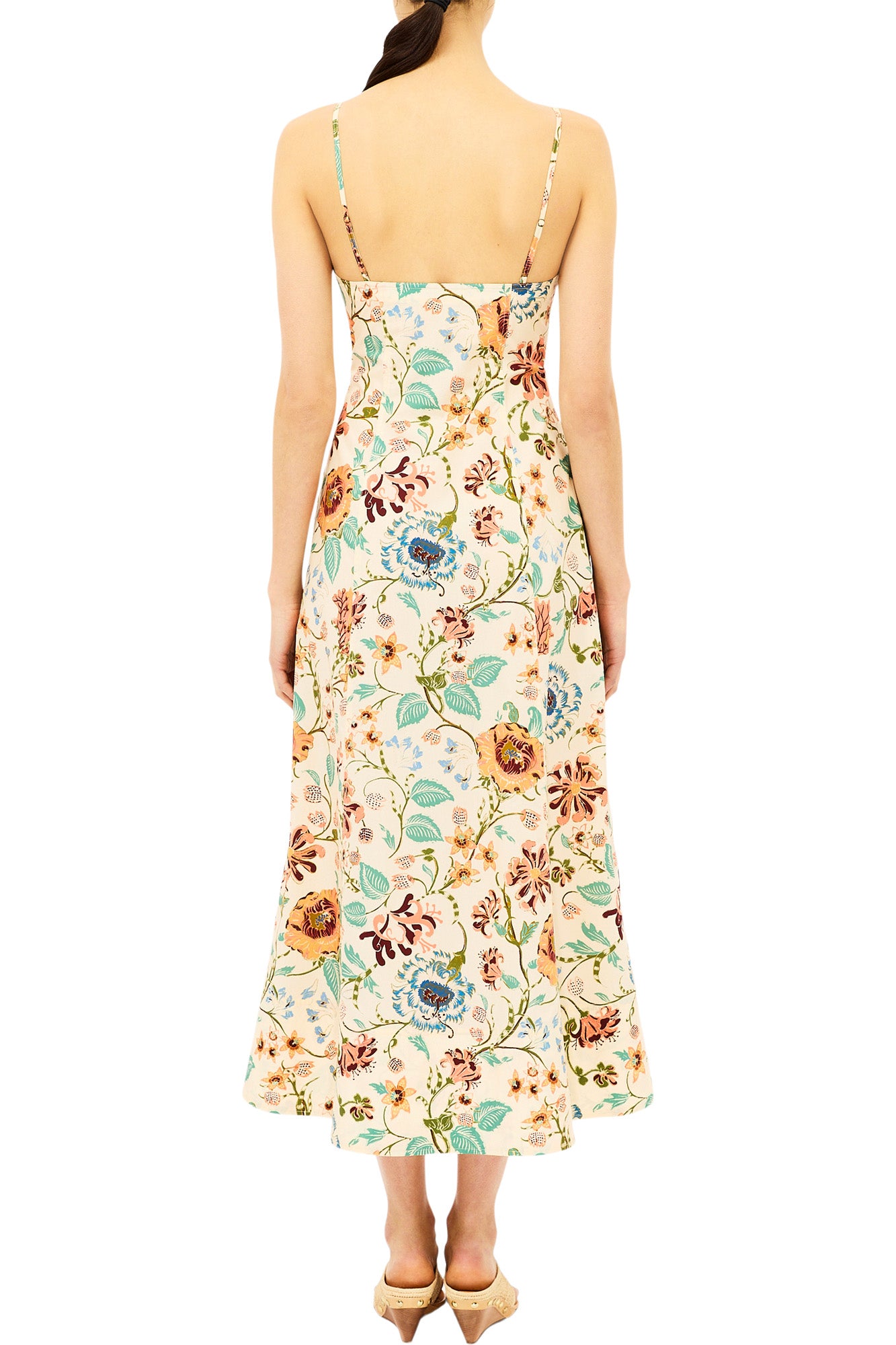 Ulla Johnson Fiora Printed Cotton Poplin Midi Dress
in Agate