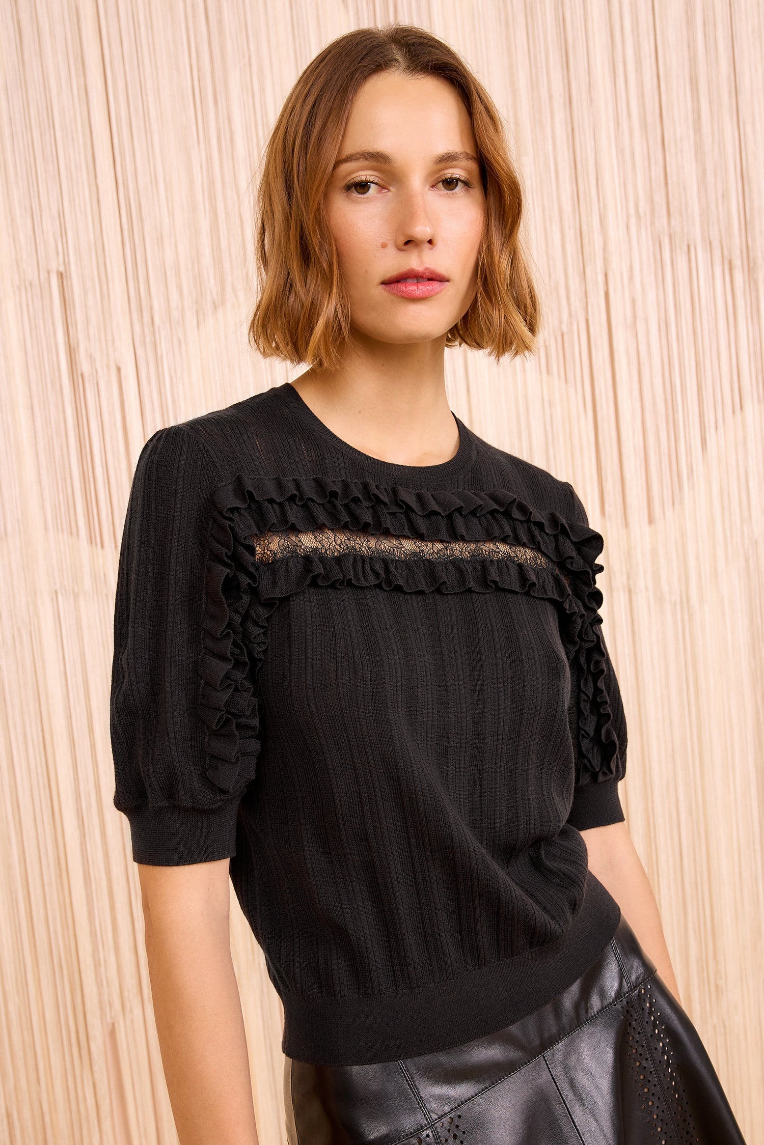 Ulla Johnson Salima Short Sleeve Blouse