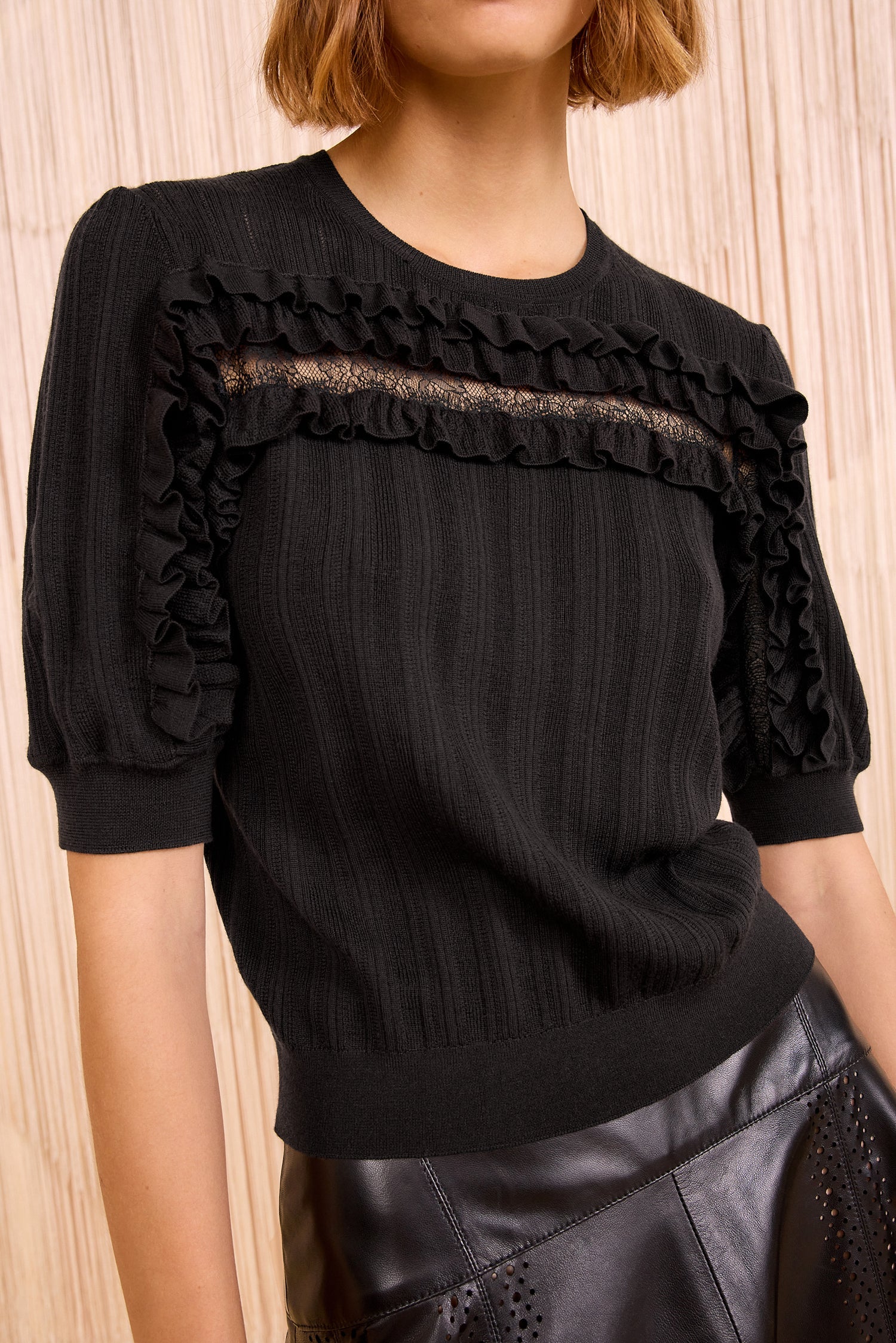 Ulla Johnson Salima Short Sleeve Blouse