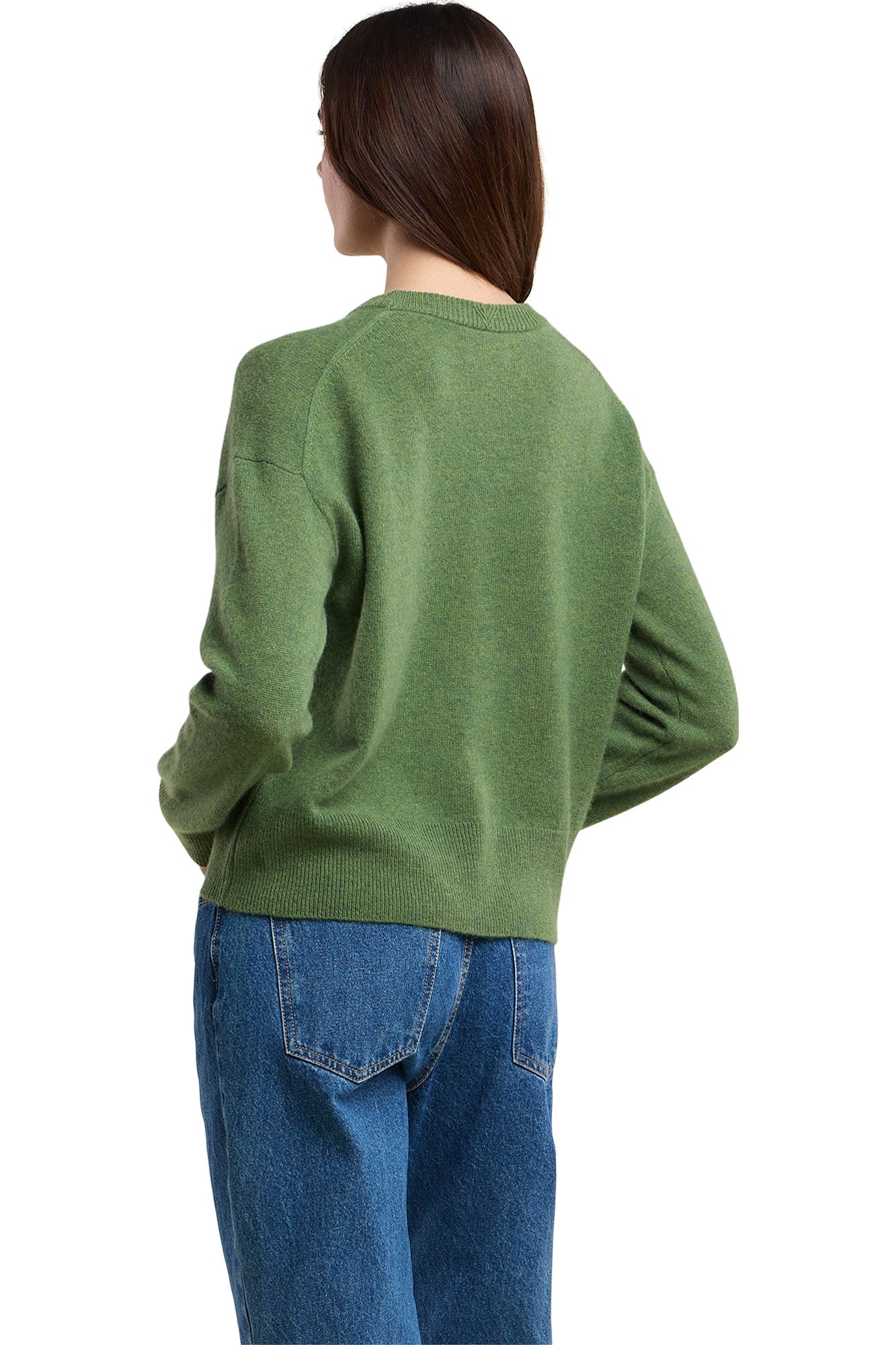 Velvet Alba Sweater in Moss