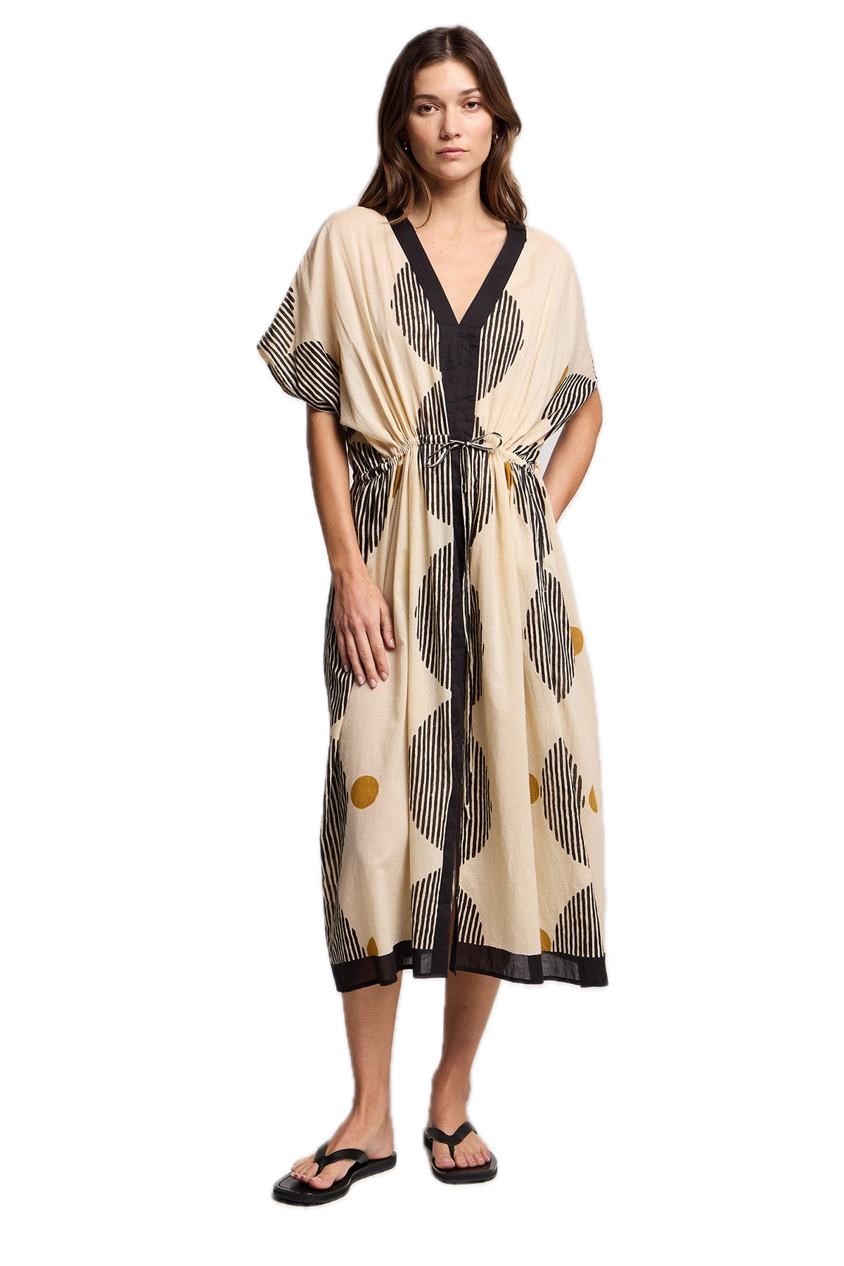 Velvet Amira Dress in Neutral