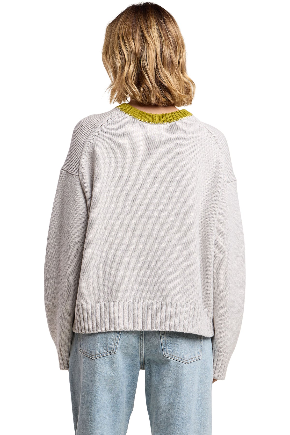 Velvet Calen Crewneck Sweater in Light Heather