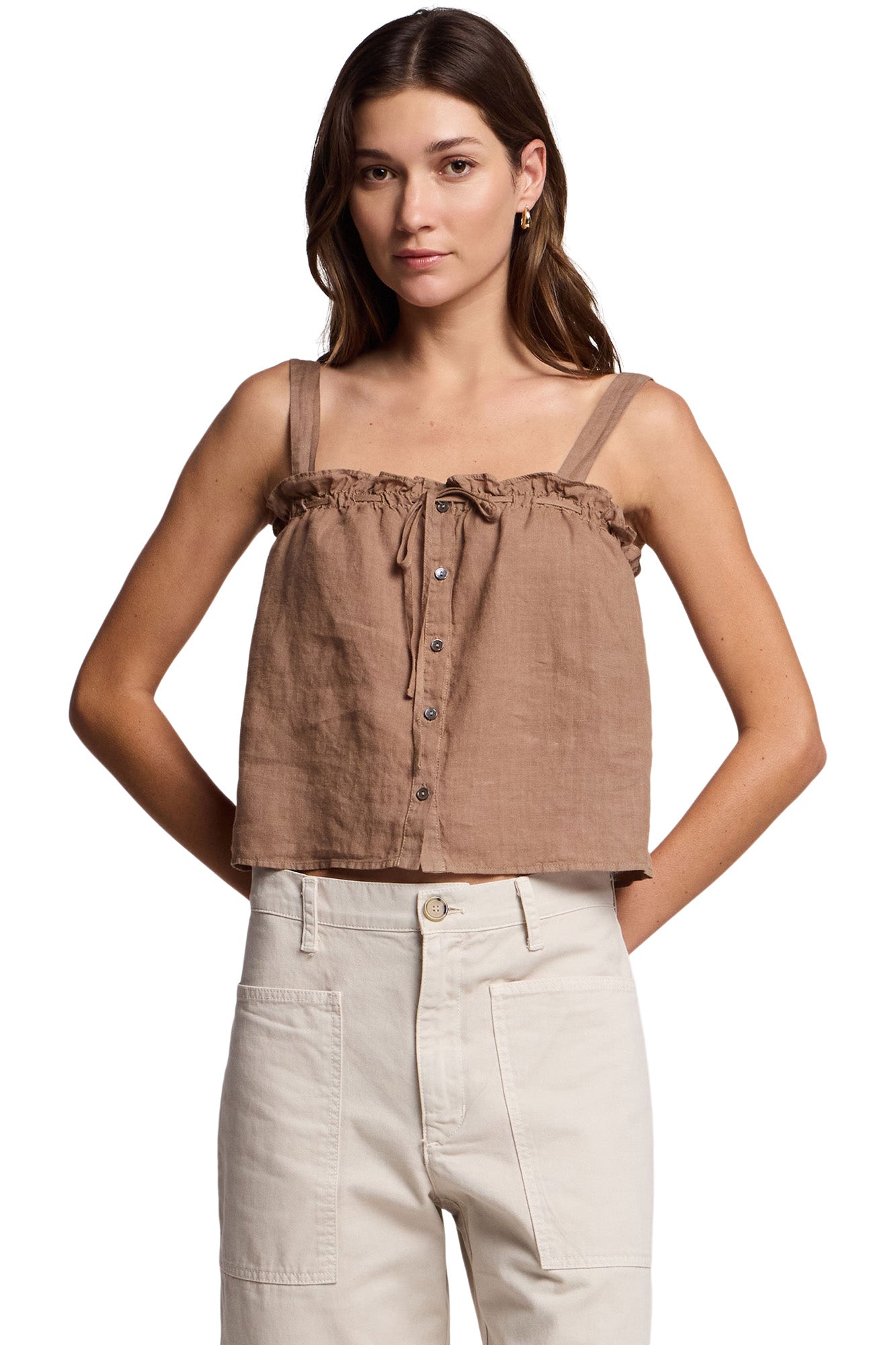 Velvet Izzie Tank Top in Tree