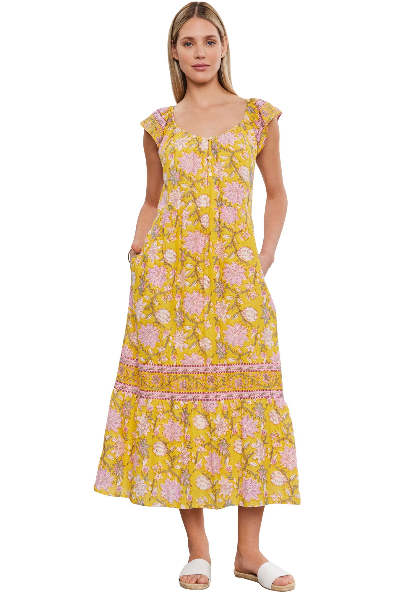 Velvet Jazlyn Sleeveless Dress in Sunburst