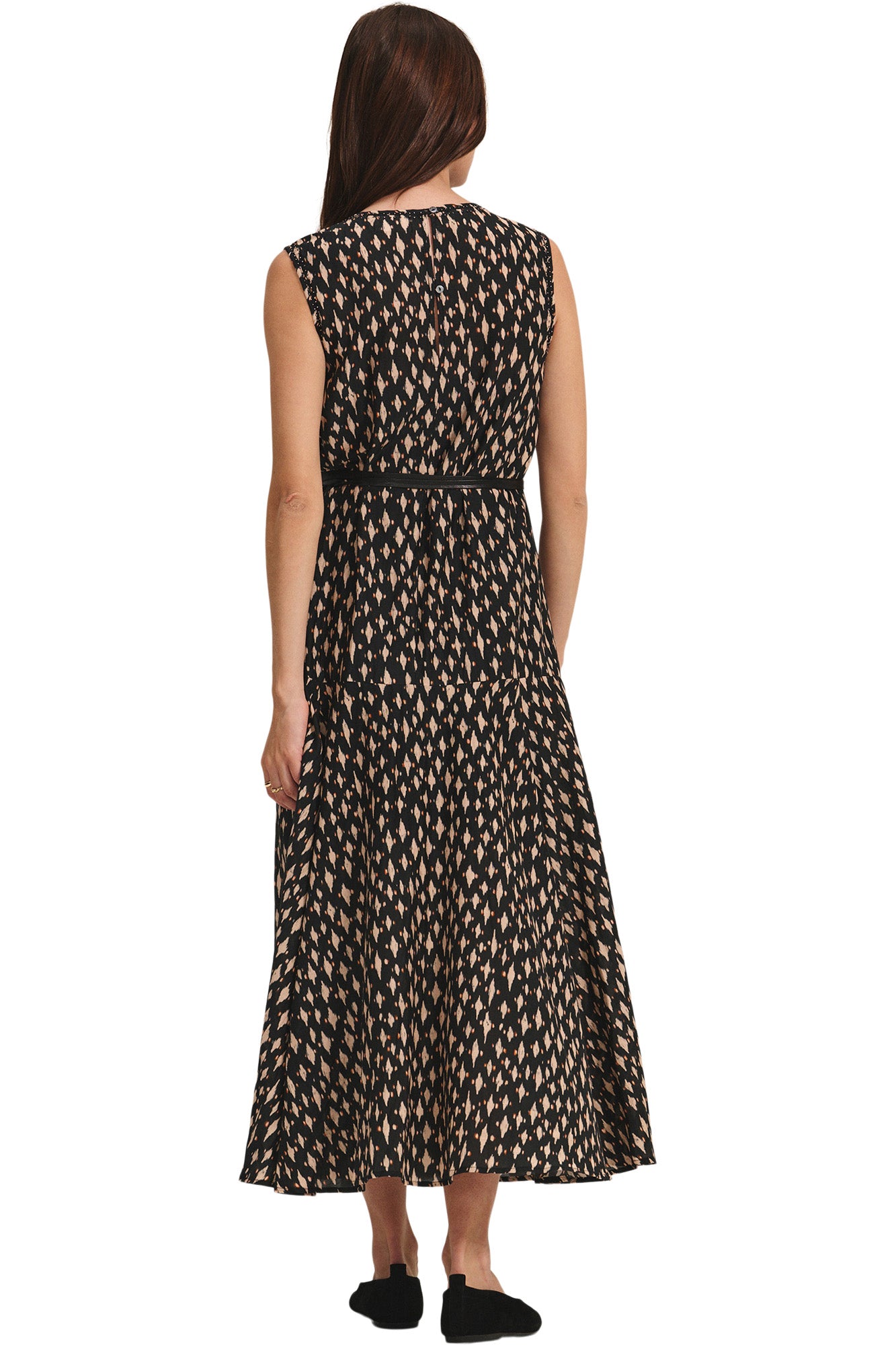 Velvet Kaitlyn Printed Voile Dress in Nightfall